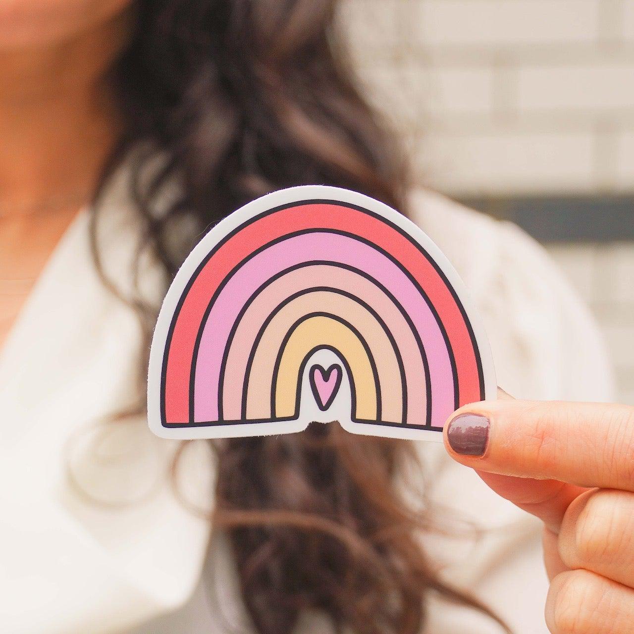  Pink Rainbow Sticker、mySite、ghnorth