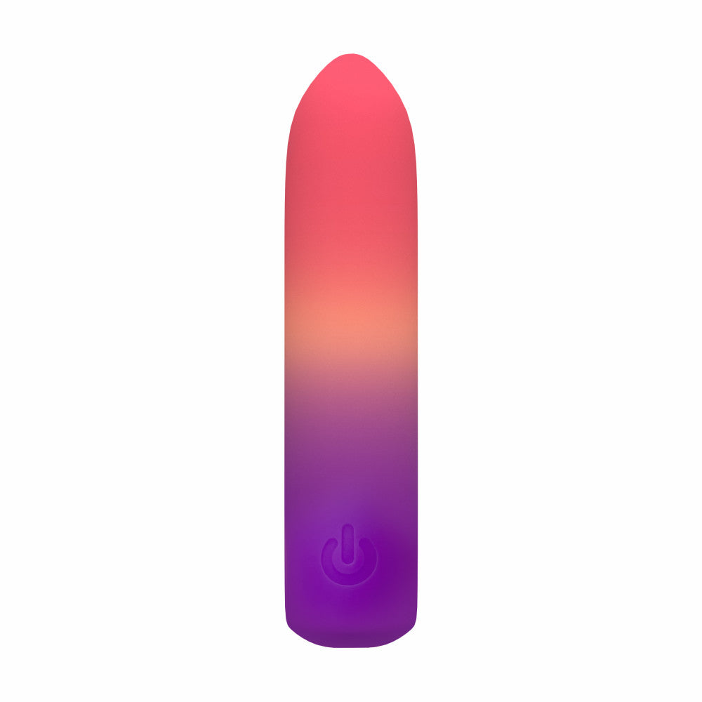 Play With Me by Blush ®| Cotton Candy 4 Inch Silicone Bullet Vibrator – USB Rechargeable Clitoral Nipple Massager – In Multicolor、mySite、bottomscart