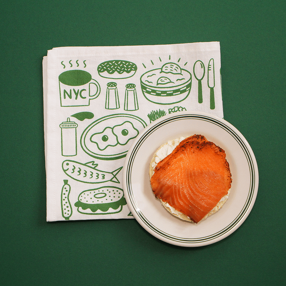 Schmear Tea Towel - Blue or Green、mySite、topwebapps