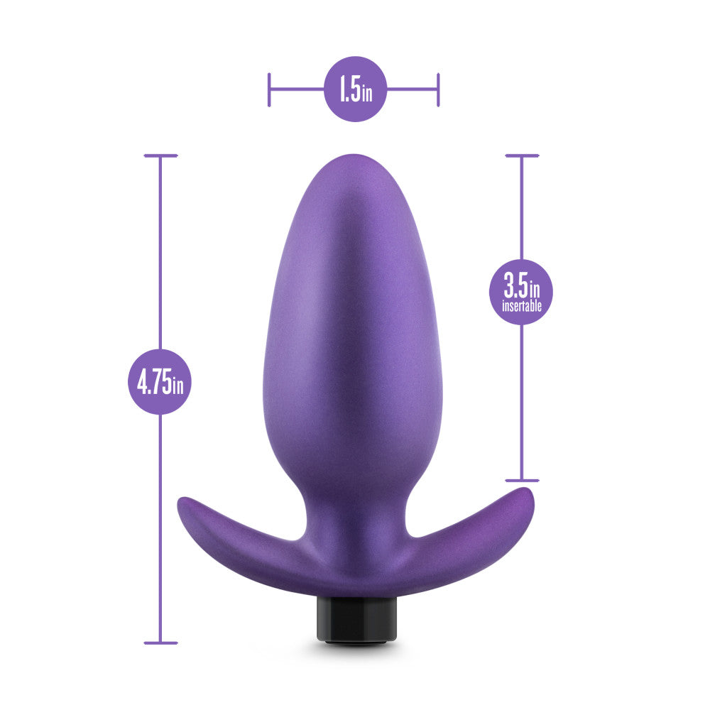 Anal Adventures Matrix By Blush® | Excelsior Plug: Tapered Tip Widens For Filling Sensations in Astro Violet | With Stayput™ Technology & AnchorTech™ Base、mySite、bottomscart