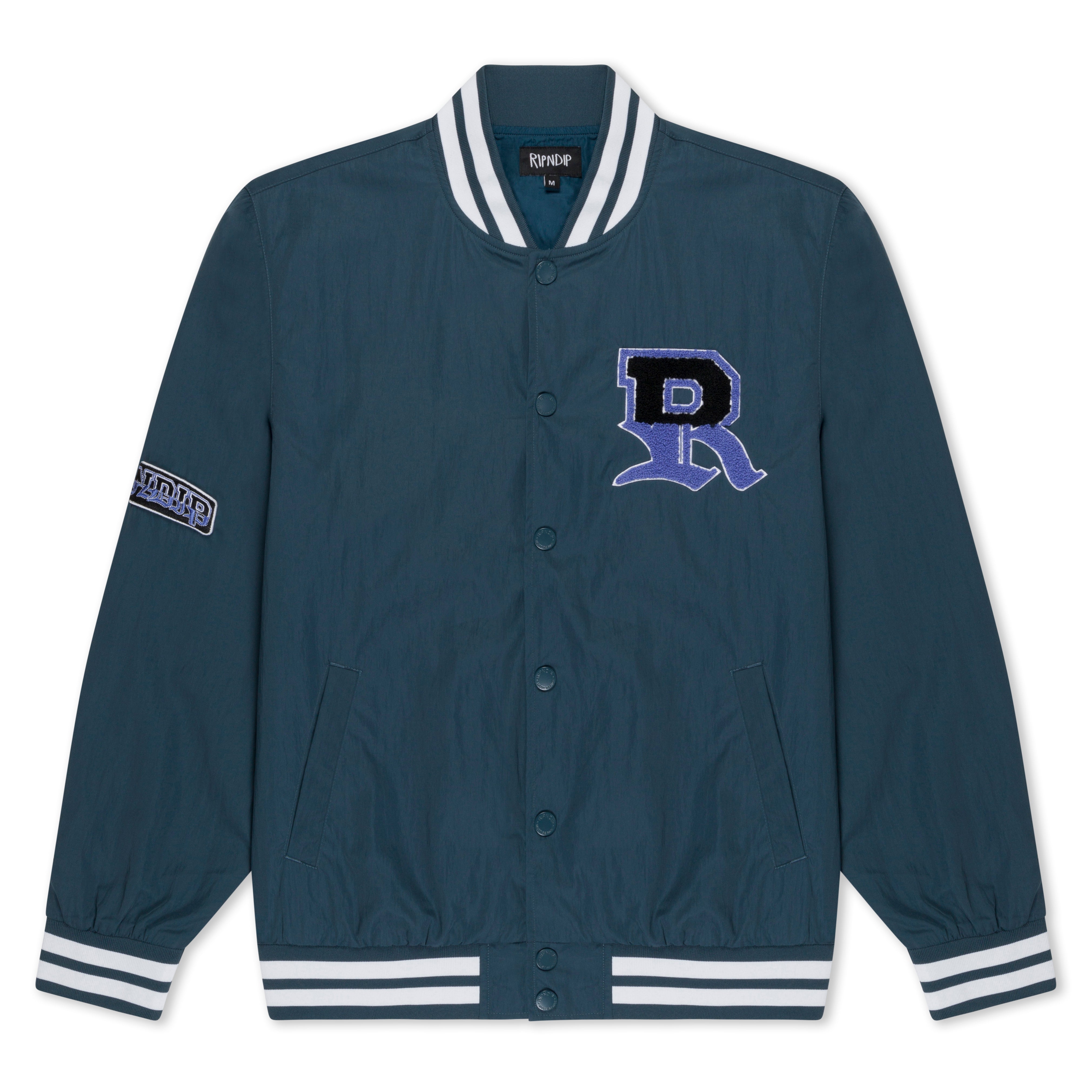  Ripndip Athletics Stadium Jacket (Navy)、mySite、merchandisen