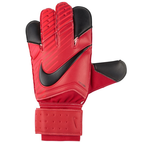 Nike Men's Grip 3 Goalkeeper Gloves University Red/Bright Crimson/Black、mySite、noshort