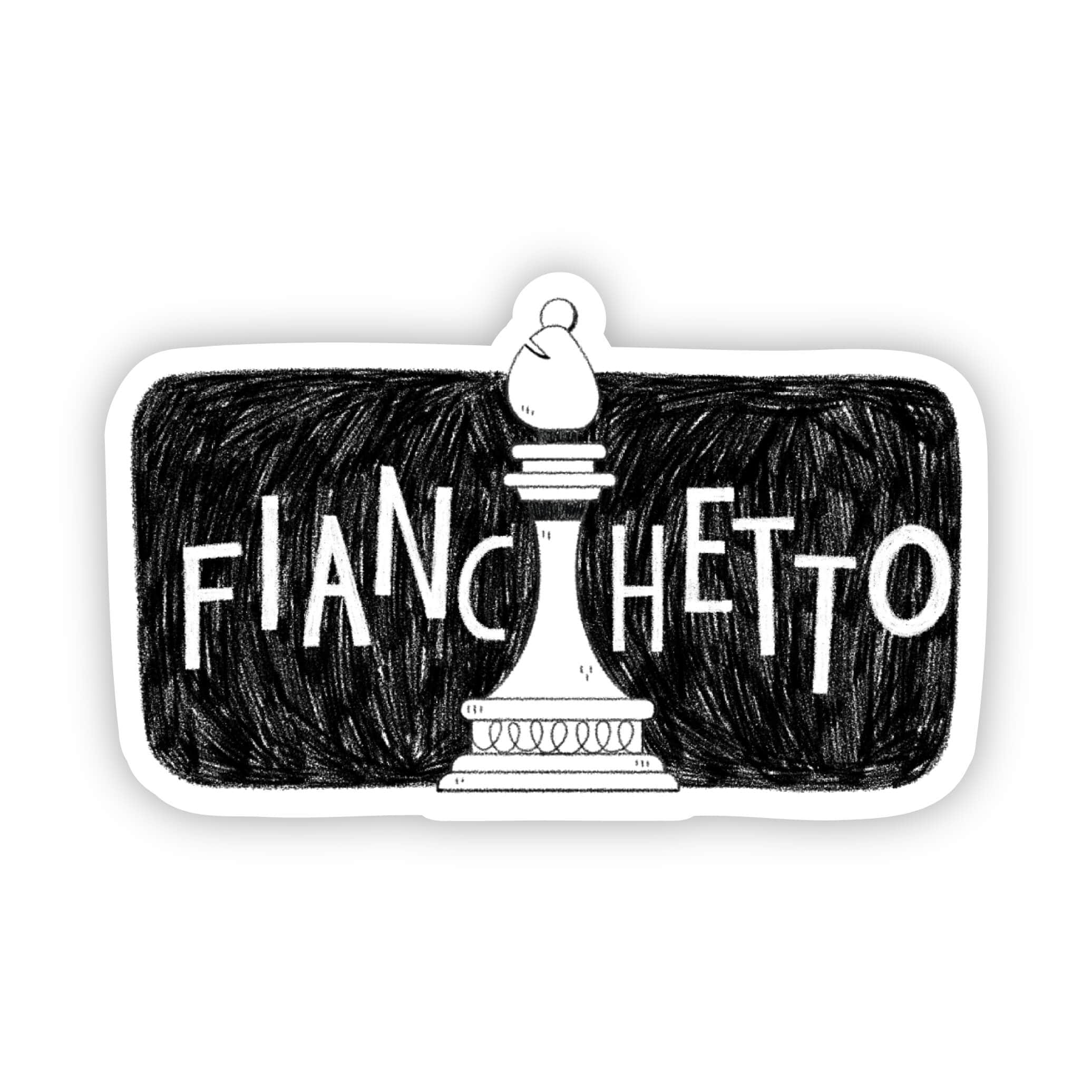  Fianchetto Chess Sticker、mySite、ghnorth