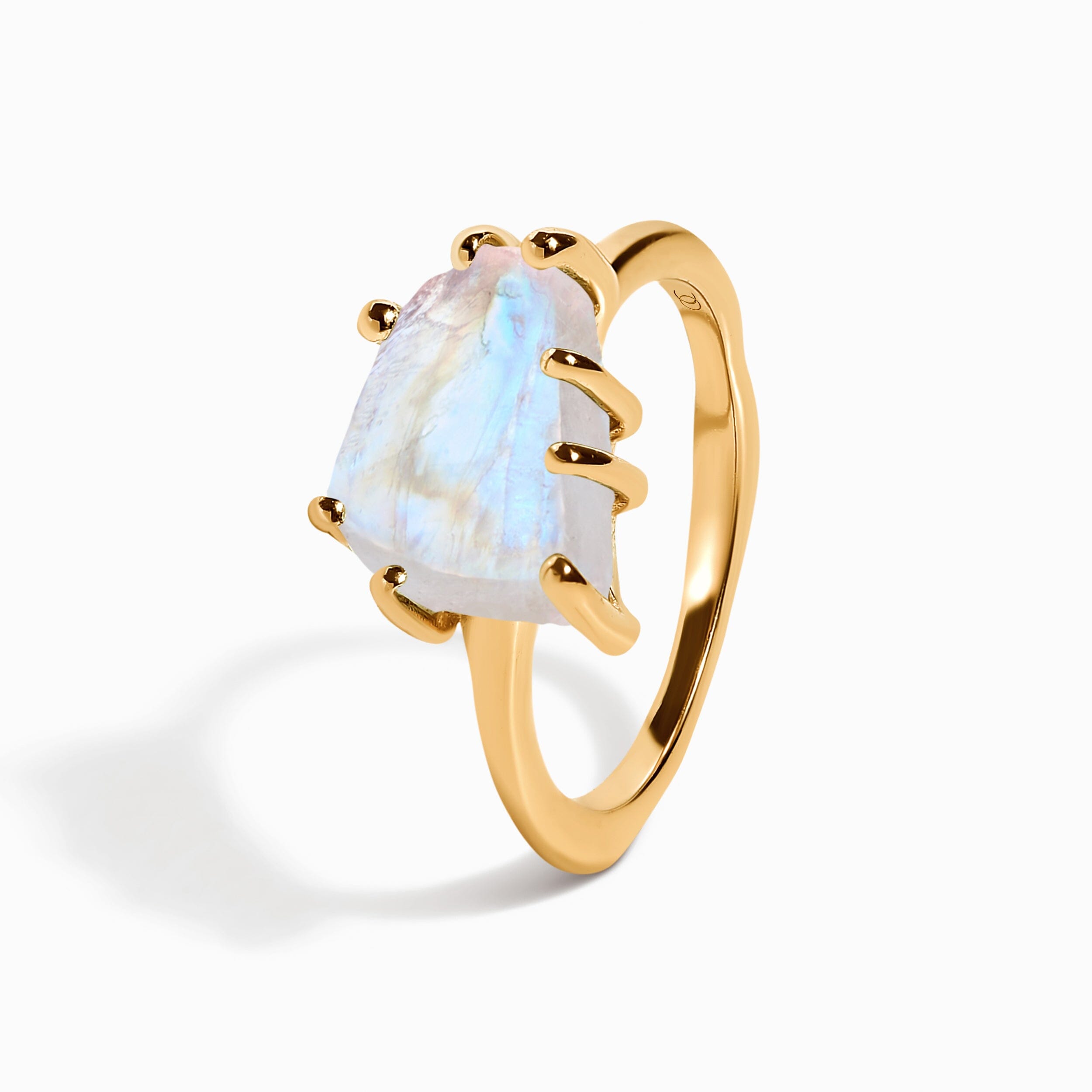Raw Crystal Ring - Serene Moonstone、mySite、hinf8tx79