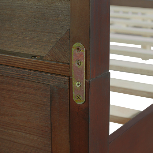 PINE SOLID WOOD KING SIZE BED, SOLID AND STABLE, NO BOX SPRING NEEDED, RUSTIC YELLOW COLOR、、eastwooduniform