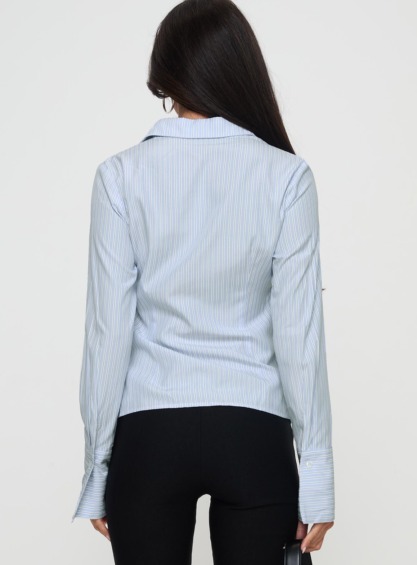 Rush Hour Long Sleeve Top Blue Stripe、mySite、solidvoid