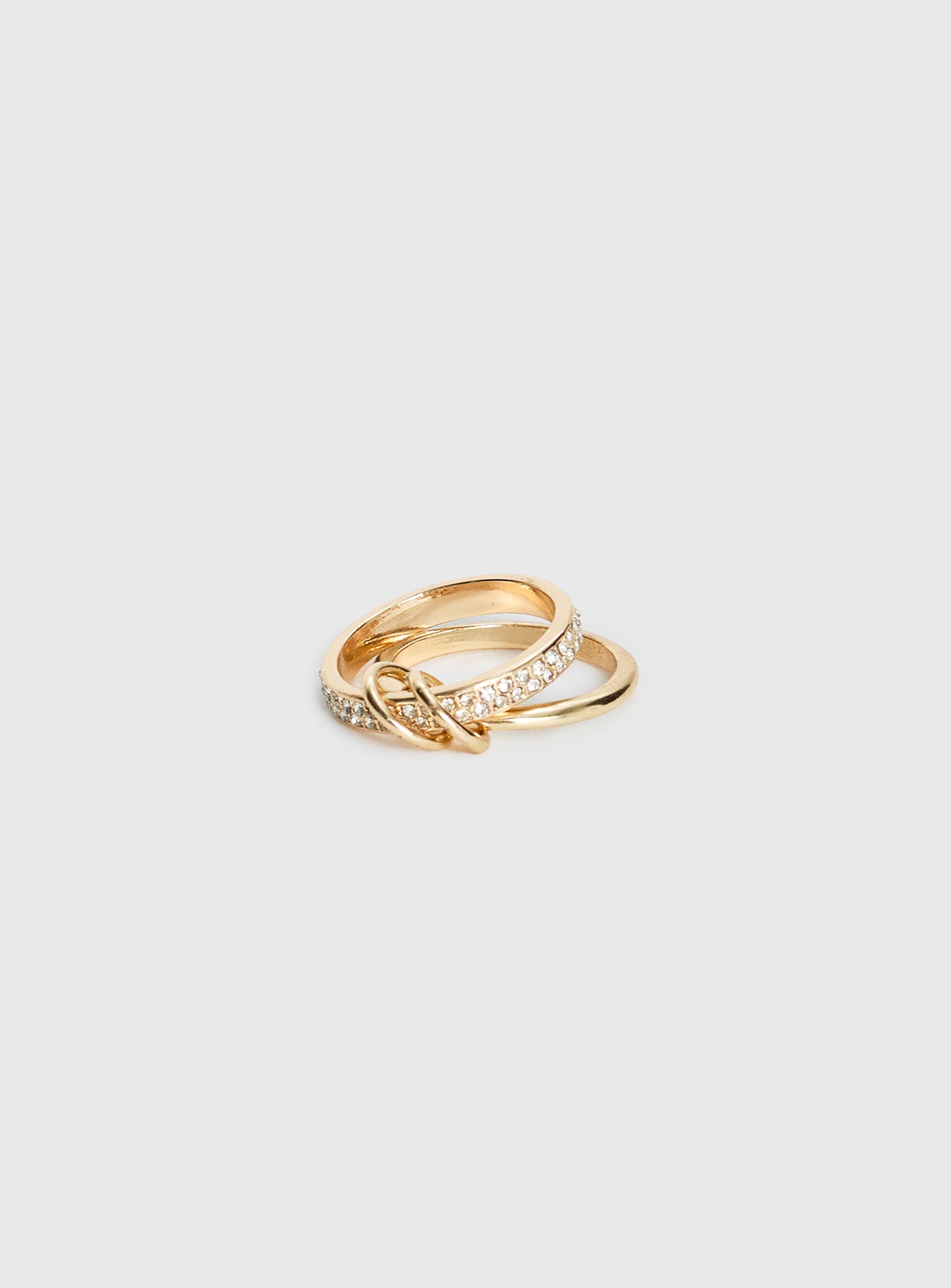 Something Sweet Stacked Ring Gold、mySite、solidvoid