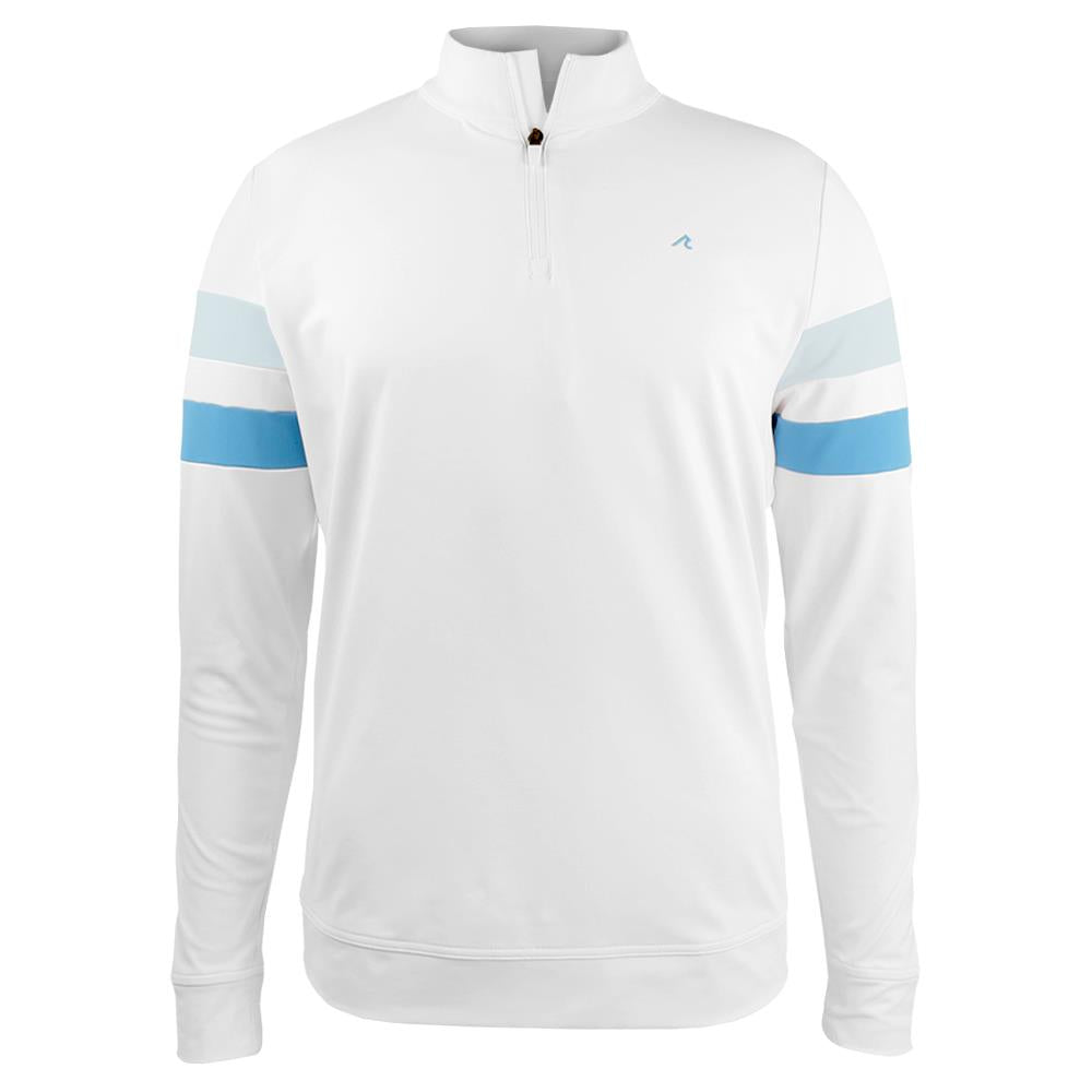 Redvanly Men's Wilson 1/4 Zip Longsleeve - White