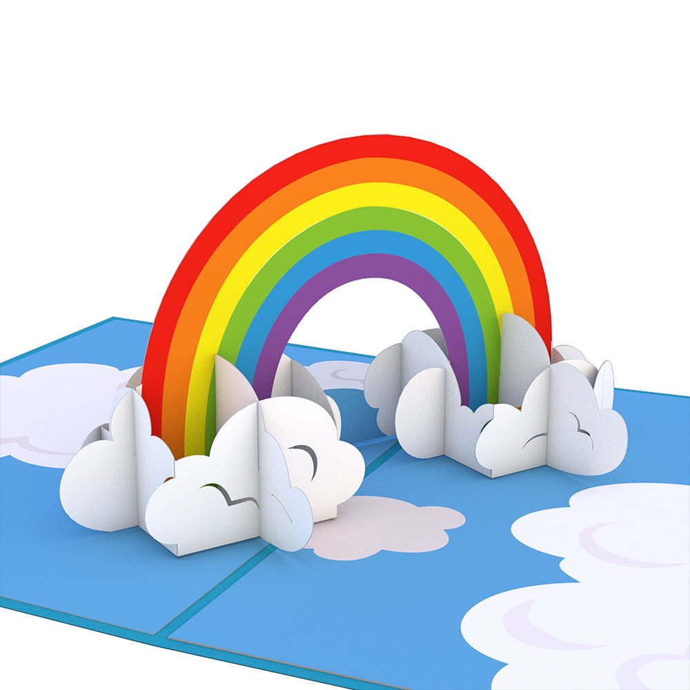 Better Days Ahead Rainbow Pop-Up Card、mySite、solidvoid