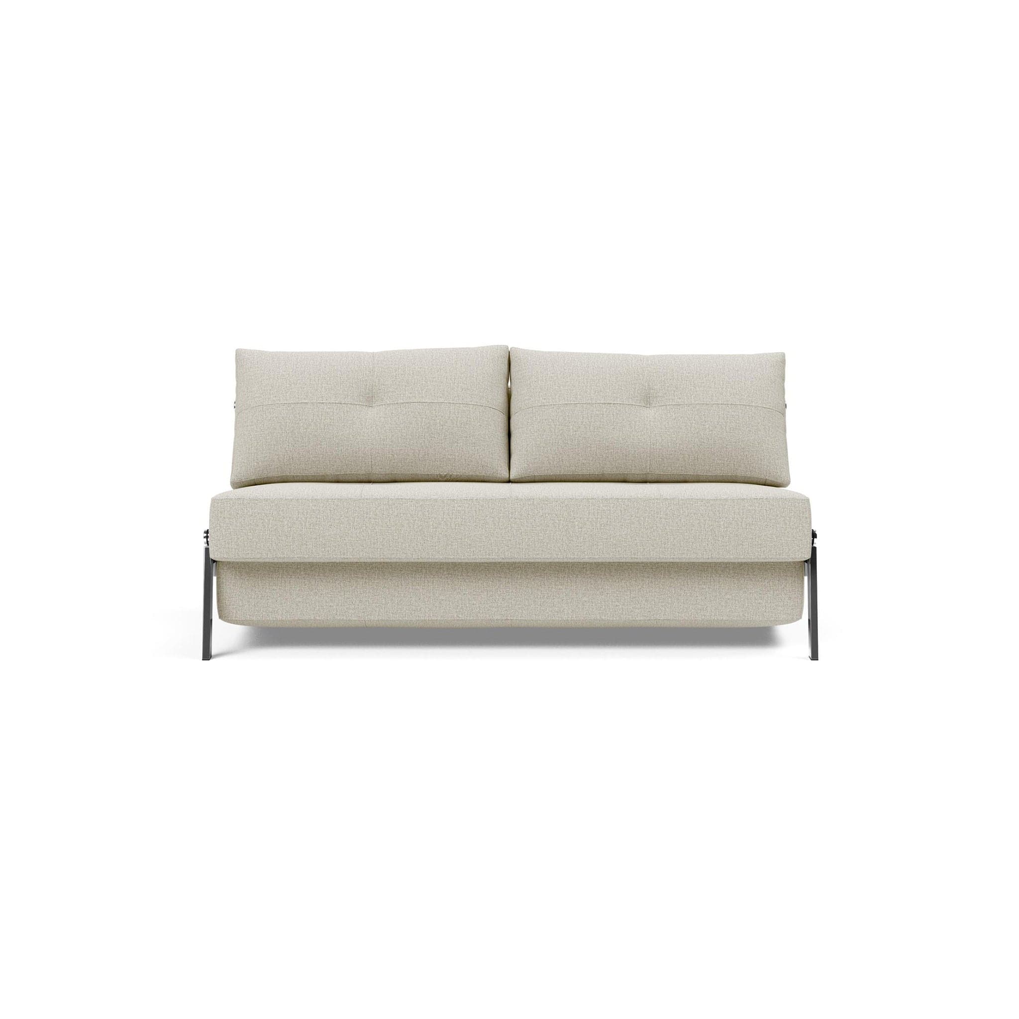 Cubed Queen size Sofa Bed With Chrome Legs、mySite、neckold