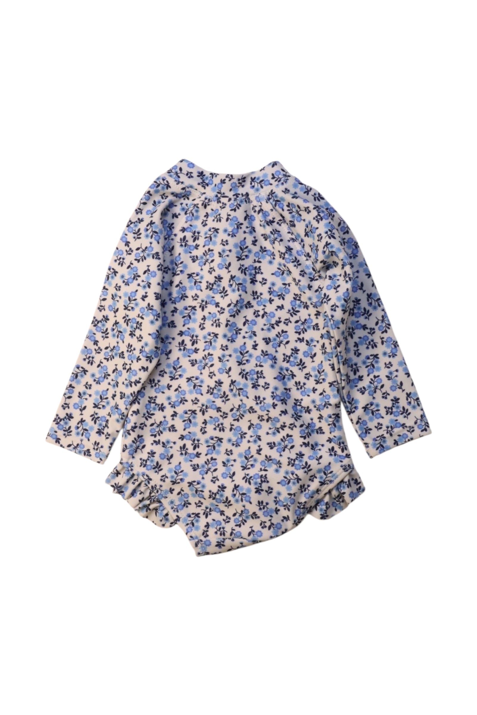 Purebaby Floral Rash Guard Swimsuit 3-6M、mySite、g9winljtr