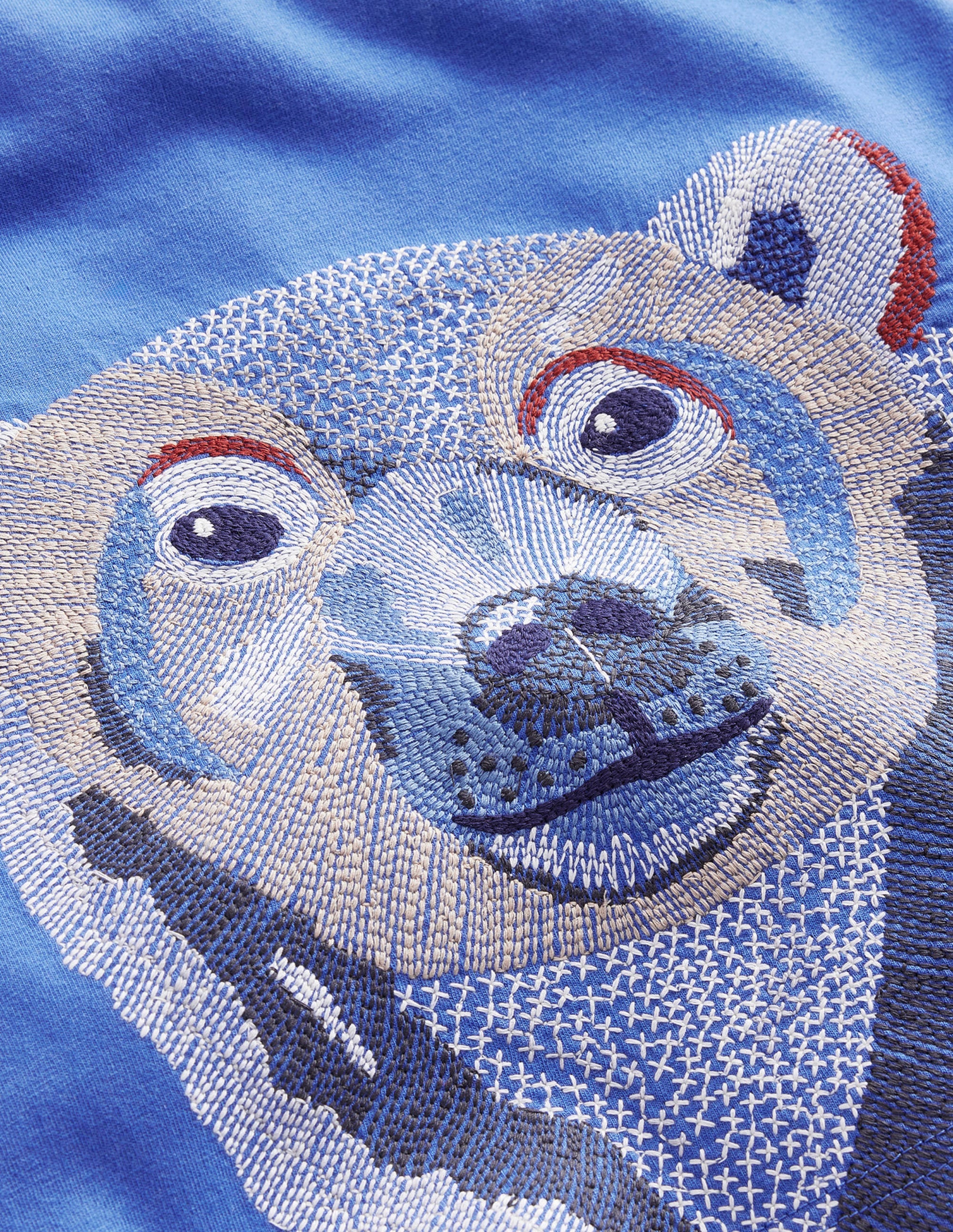  Superstitch T-shirt-Delft Blue Polar Bear、mySite、ashleygrahame