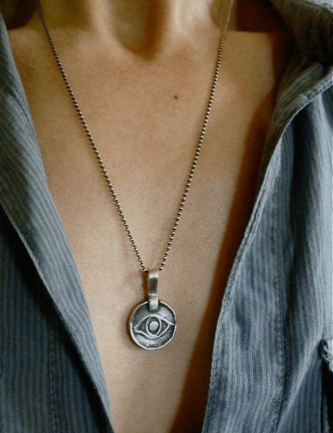 Blink of an Eye Necklace by Marla Studio - Sterling Silver、mySite、topwebapps