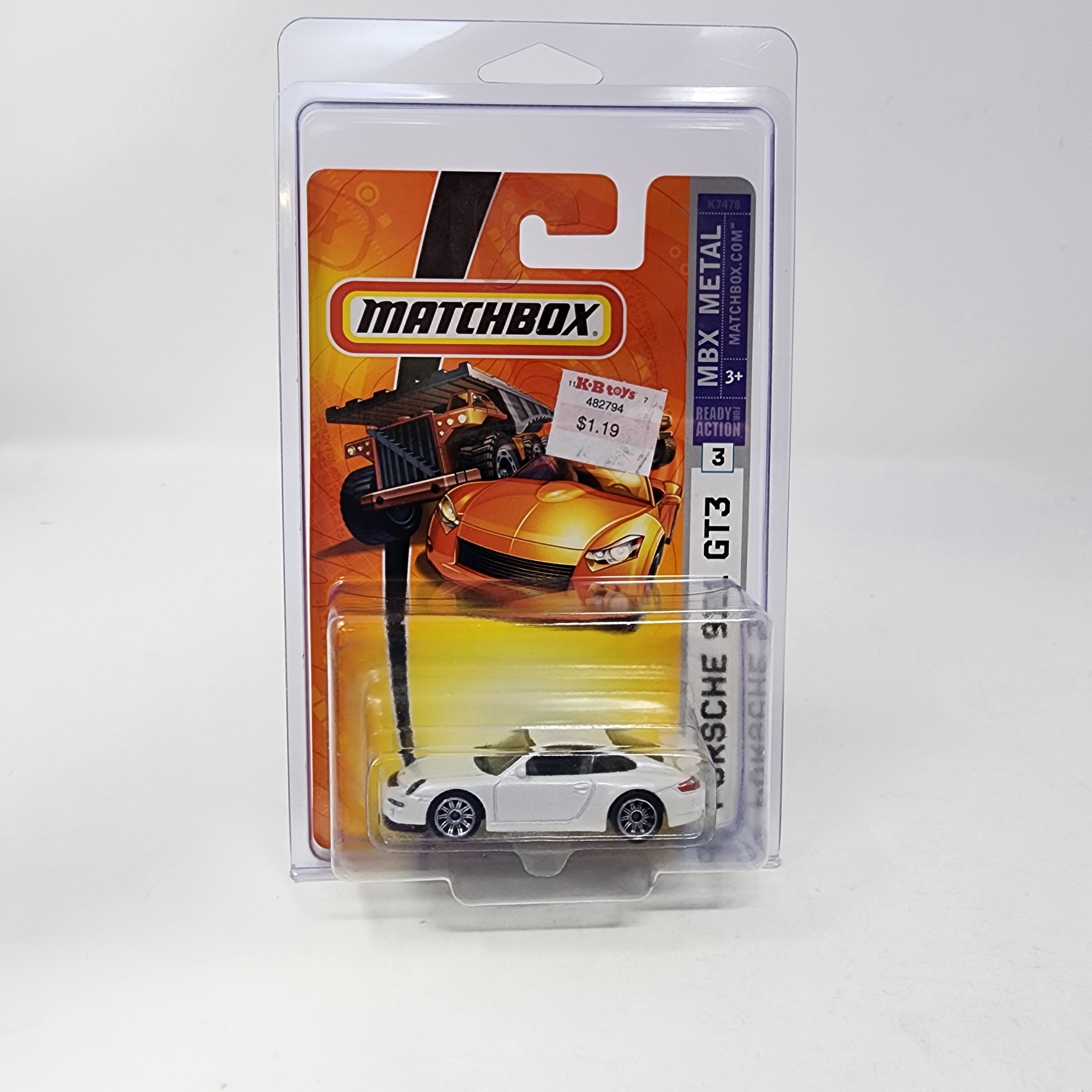 Porsche 911 GT3 #3 * WHITE * Matchbox Basic、mySite、hgirdovlk