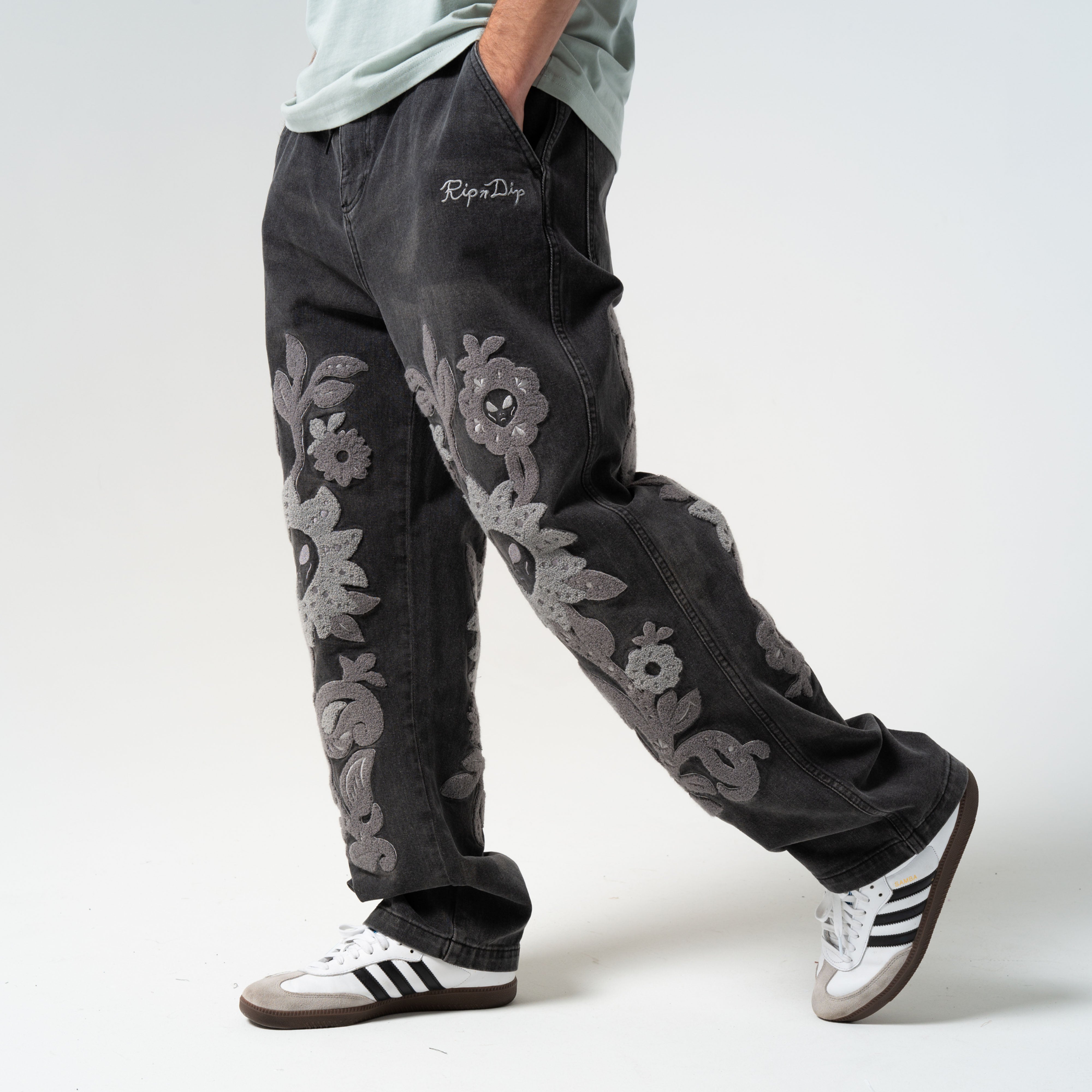  Space Garden Pants (Black Vintage Wash)、mySite、merchandisen