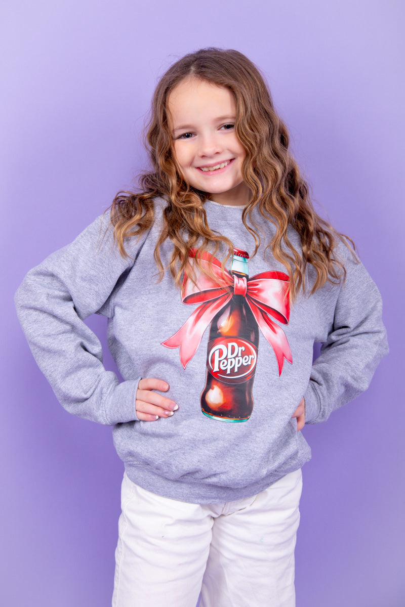 Sweet Soda Sipping Sweatshirt - Girls、mySite、hinf8tx79