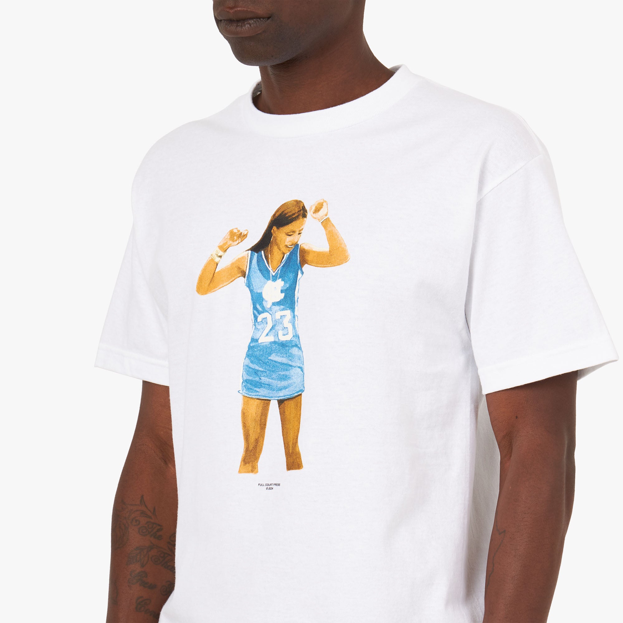  Full Court Press Mya T-shirt / White、mySite、merchandisen