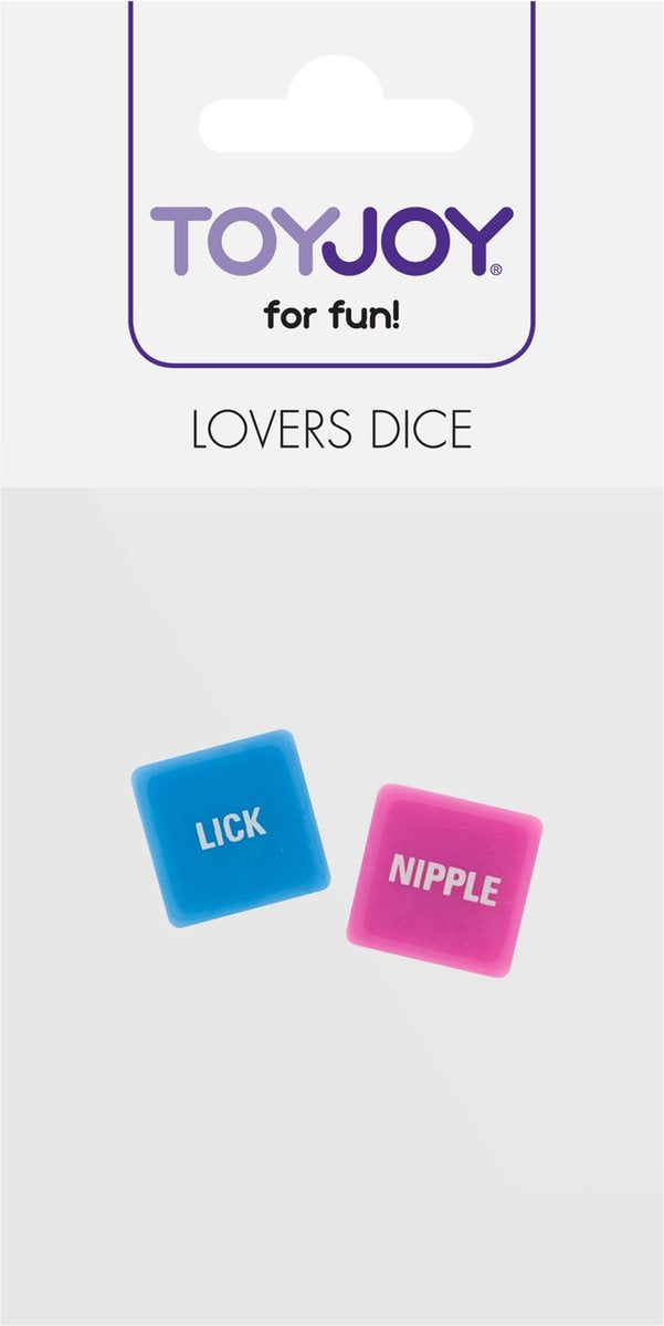 ToyJoy Lovers Dice | Erotic | Games | Set Of 2 Pink & Blue、mySite、bottomscart