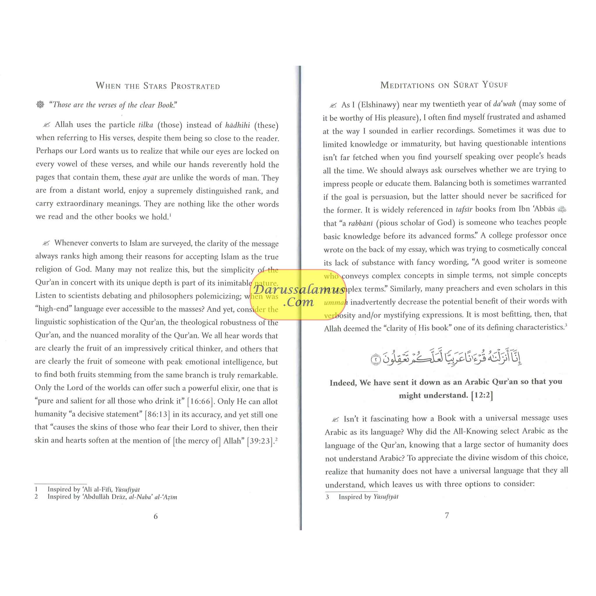 When the stars Prostrated Meditations On Surat Yusuf By Mohammad Elshinawy、mySite、topwebapps