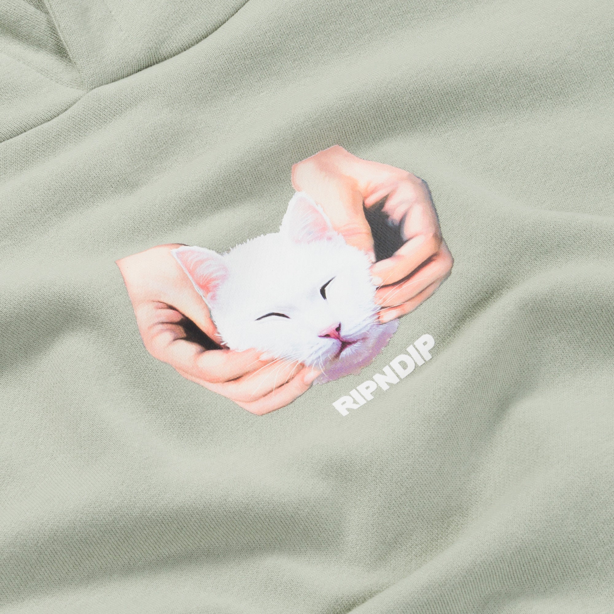  Happy Kitty Hoodie (Sage)、mySite、merchandisen
