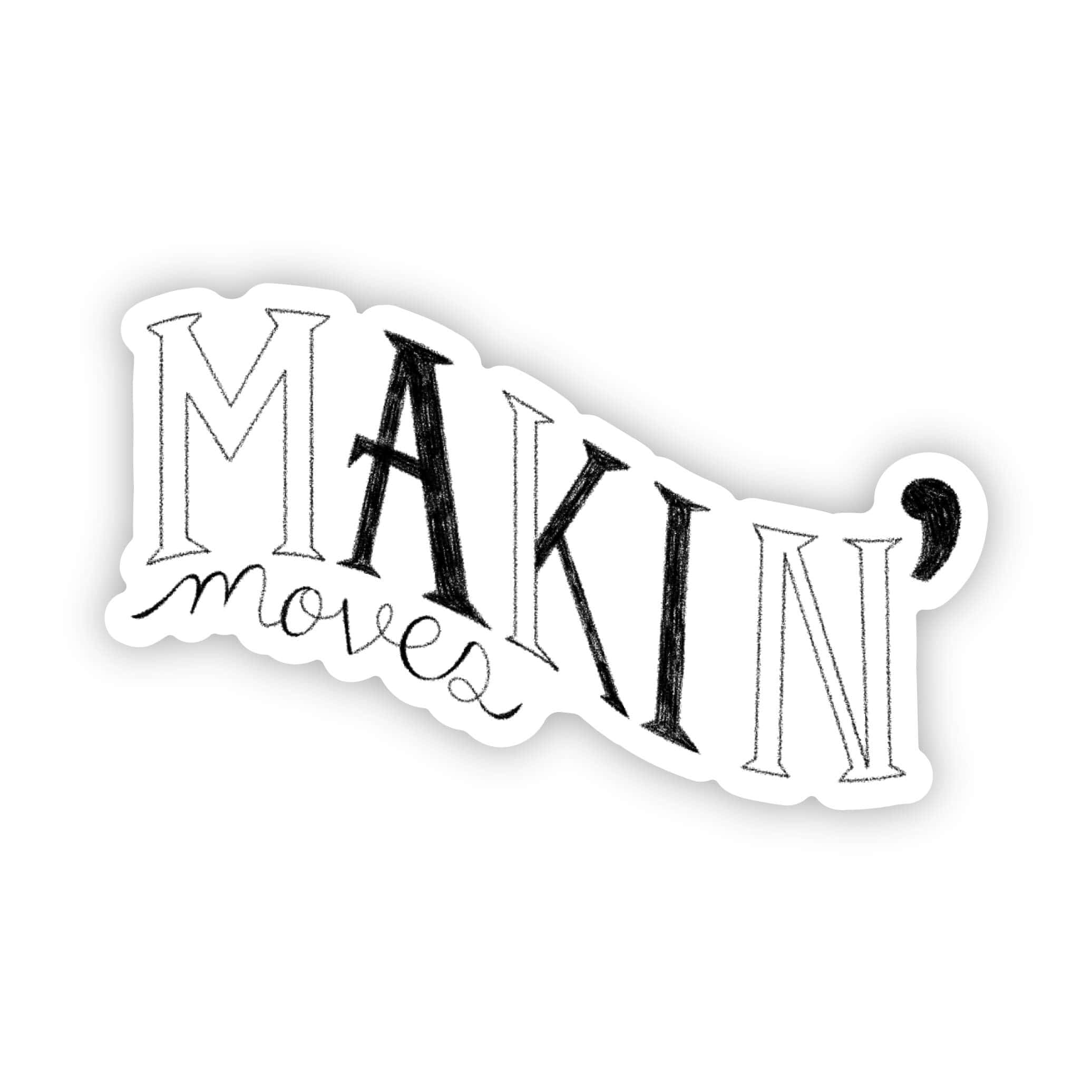  Makin moves cursive sticker、mySite、ghnorth