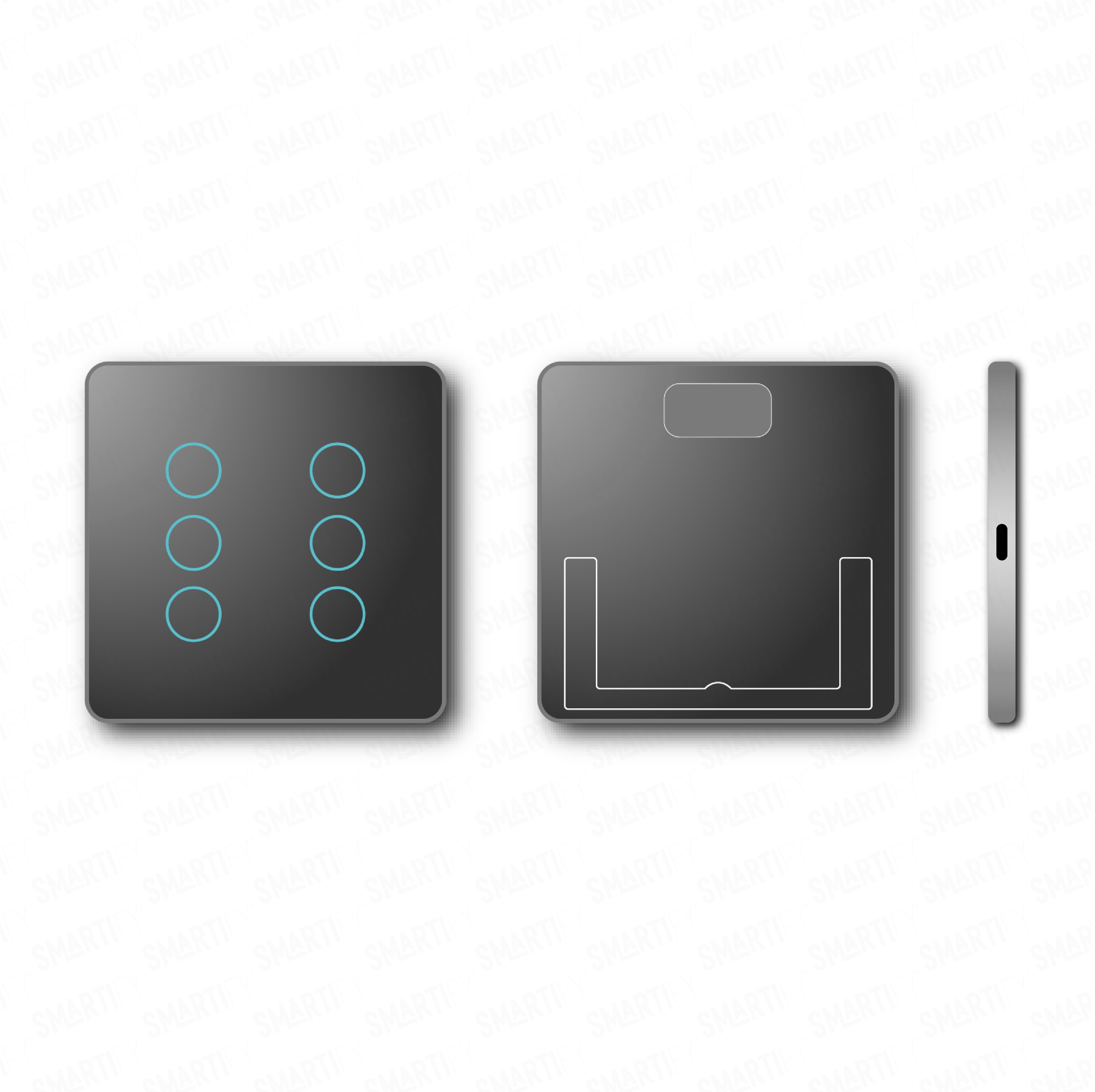 Smartify vPRO Comando de Cenários 6 Botões (18 Cenários) Zigbee Preto - SYPC06ZBPR、mySite、fannypackpong