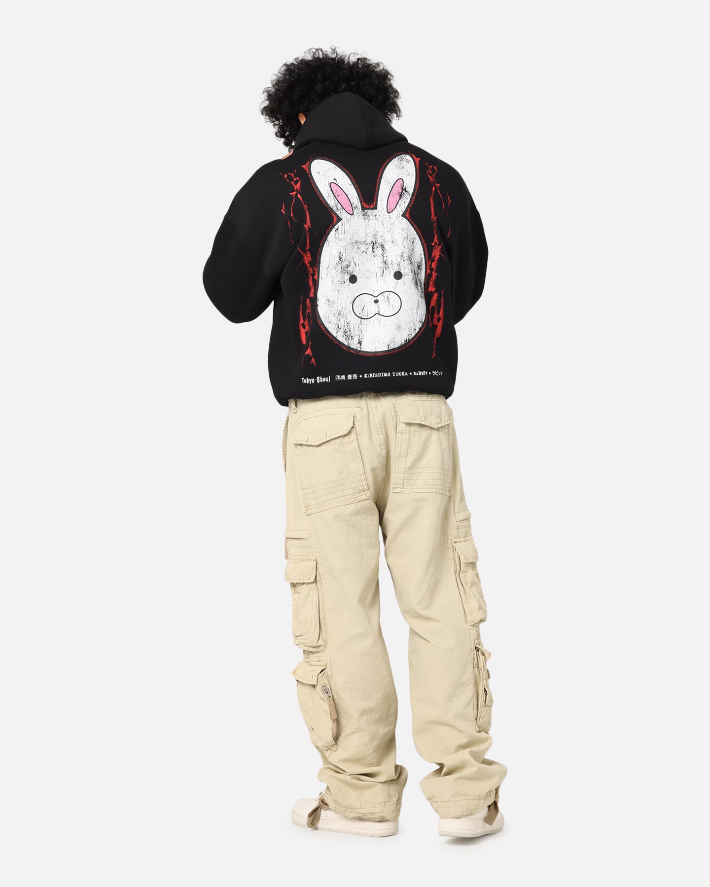 73 Studio X Tokyo Ghoul Rabbit Premium Hoodie Black、mySite、zt4zffjzw