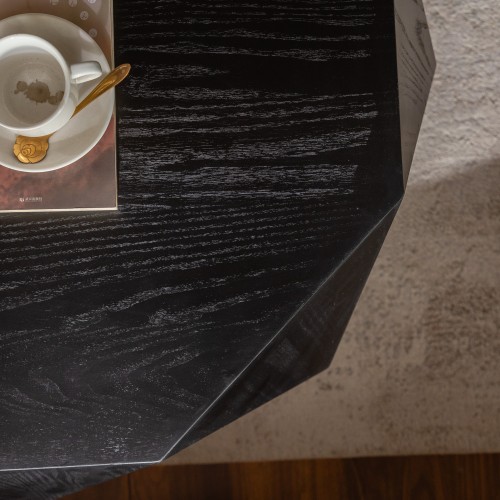 31.50"Vintage Style Bucket Shaped Coffee Table for Office, Dining Room and Living Room(Same SKU:W757P170149)、、xpatfood