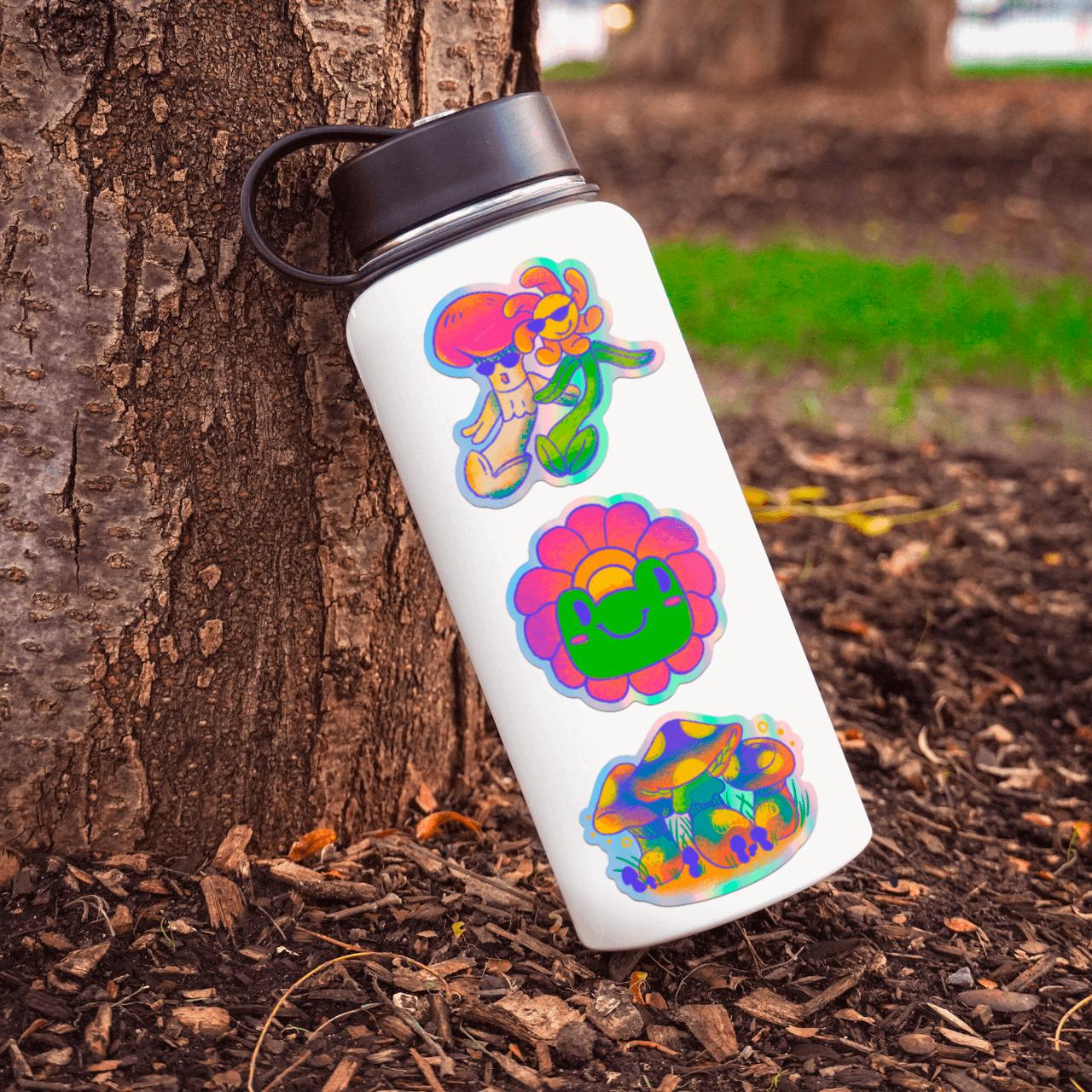  Holographic Frog & Mushroom 3 Pack、mySite、elrpsem3k