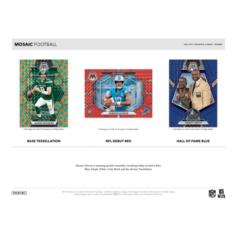 2023 Panini Mosaic Football Hobby Box、mySite、waistdrama