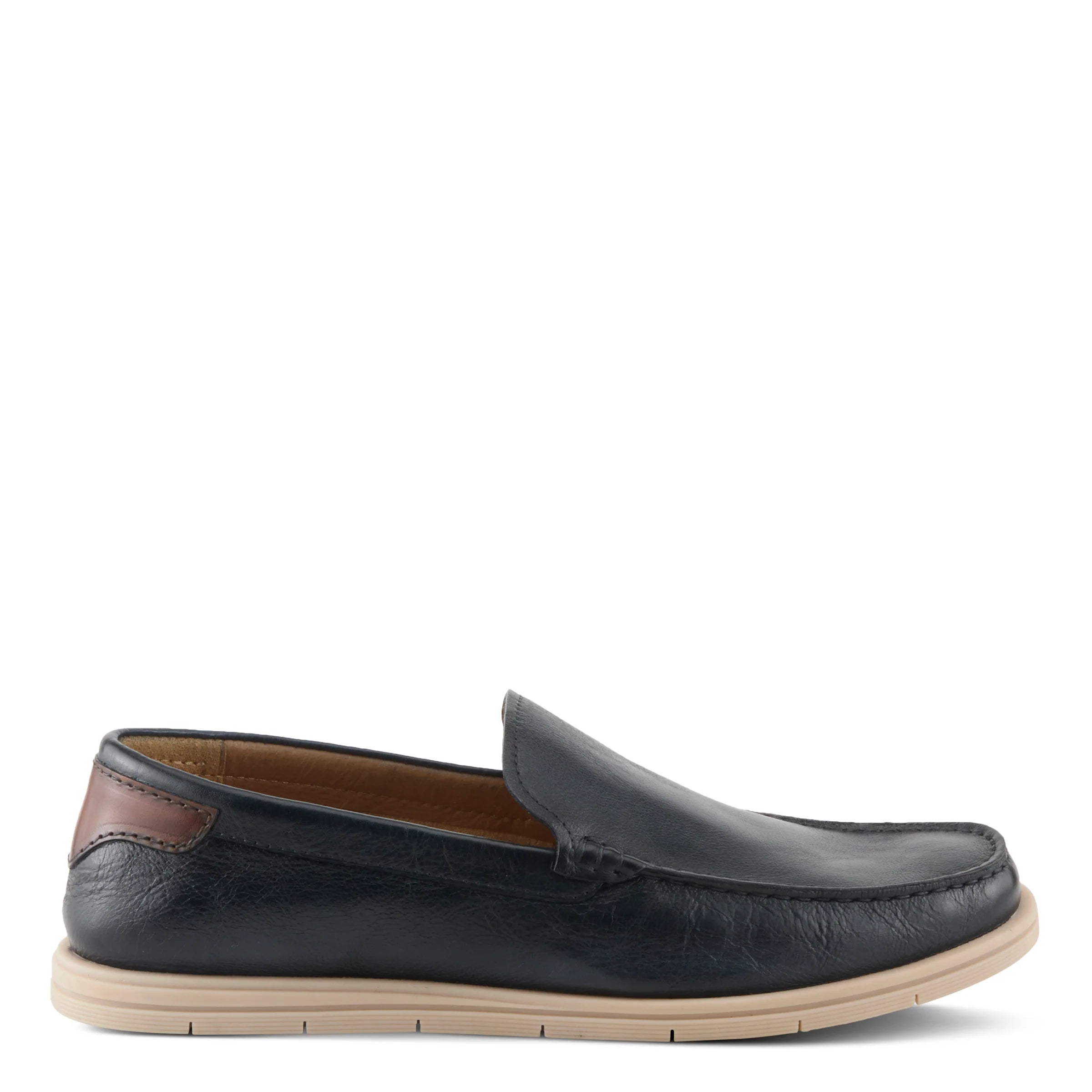  Spring Step Men's Hord Venteian Slip On Moccasin - Navy、mySite、preschool7hills