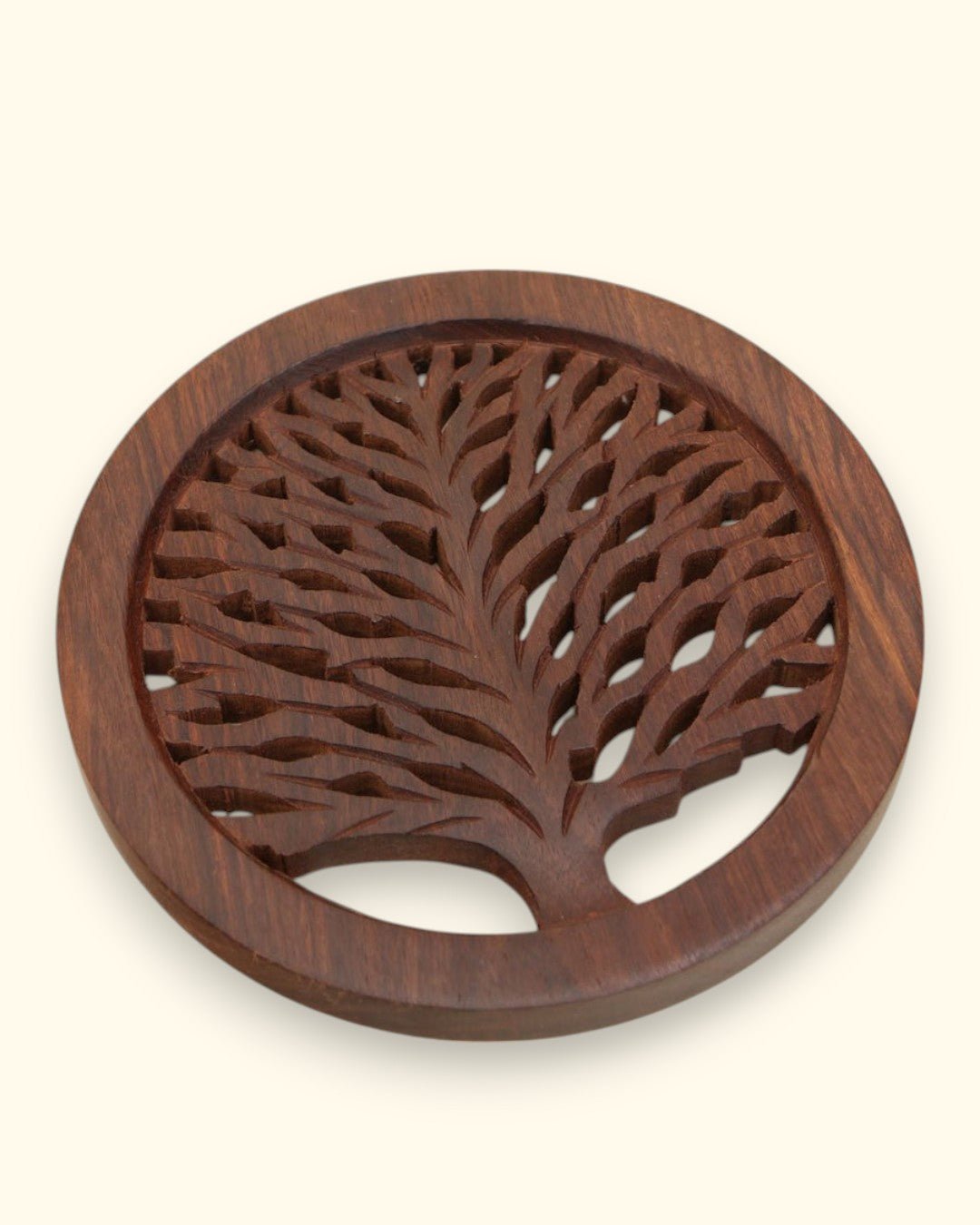 Fair Trade Tree of Life Rosewood Trivet or Wall Hanging、mySite、topwebapps