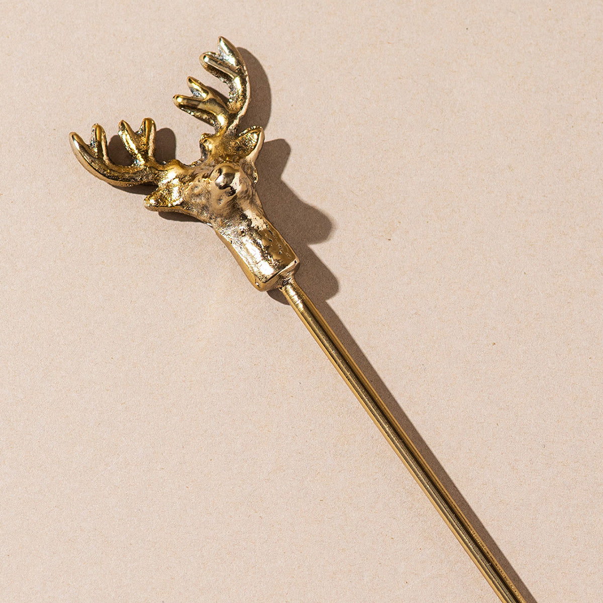 Stainless Steel Cocktail Picks | Deer Shape | Gold、mySite、camillekostekn