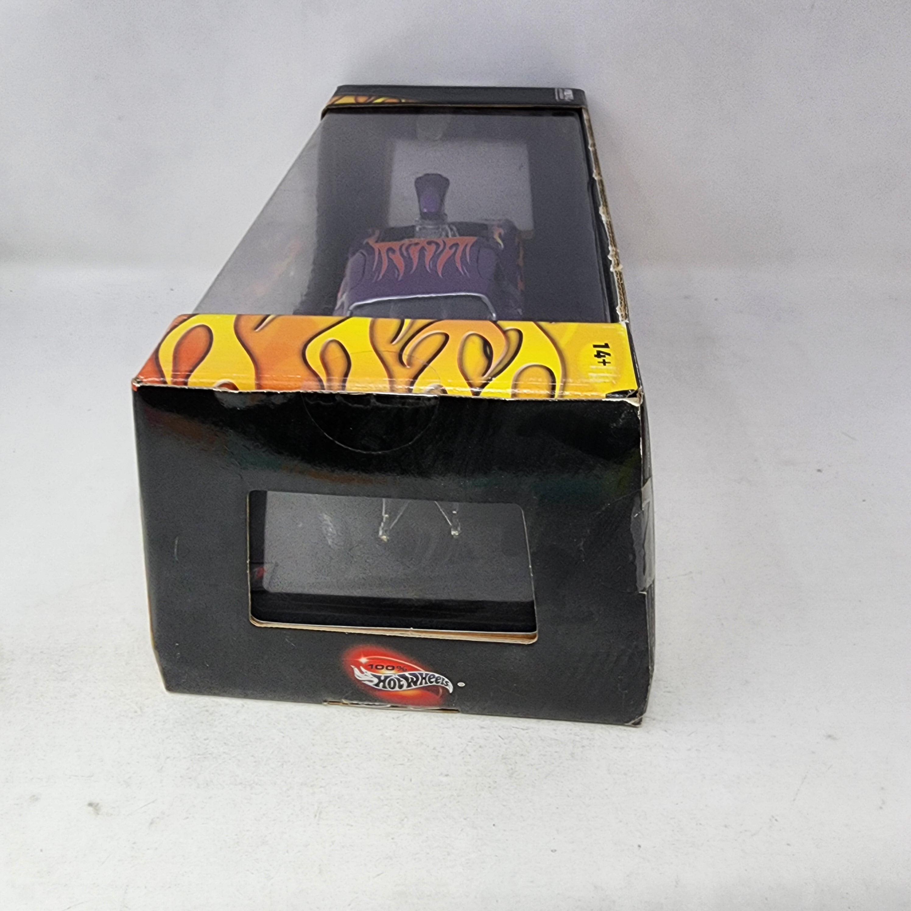 Pro Street Chevy Corvette Modified * Purple w/ Flames * 100% Hot Wheels 1/18 Scale、mySite、hgirdovlk