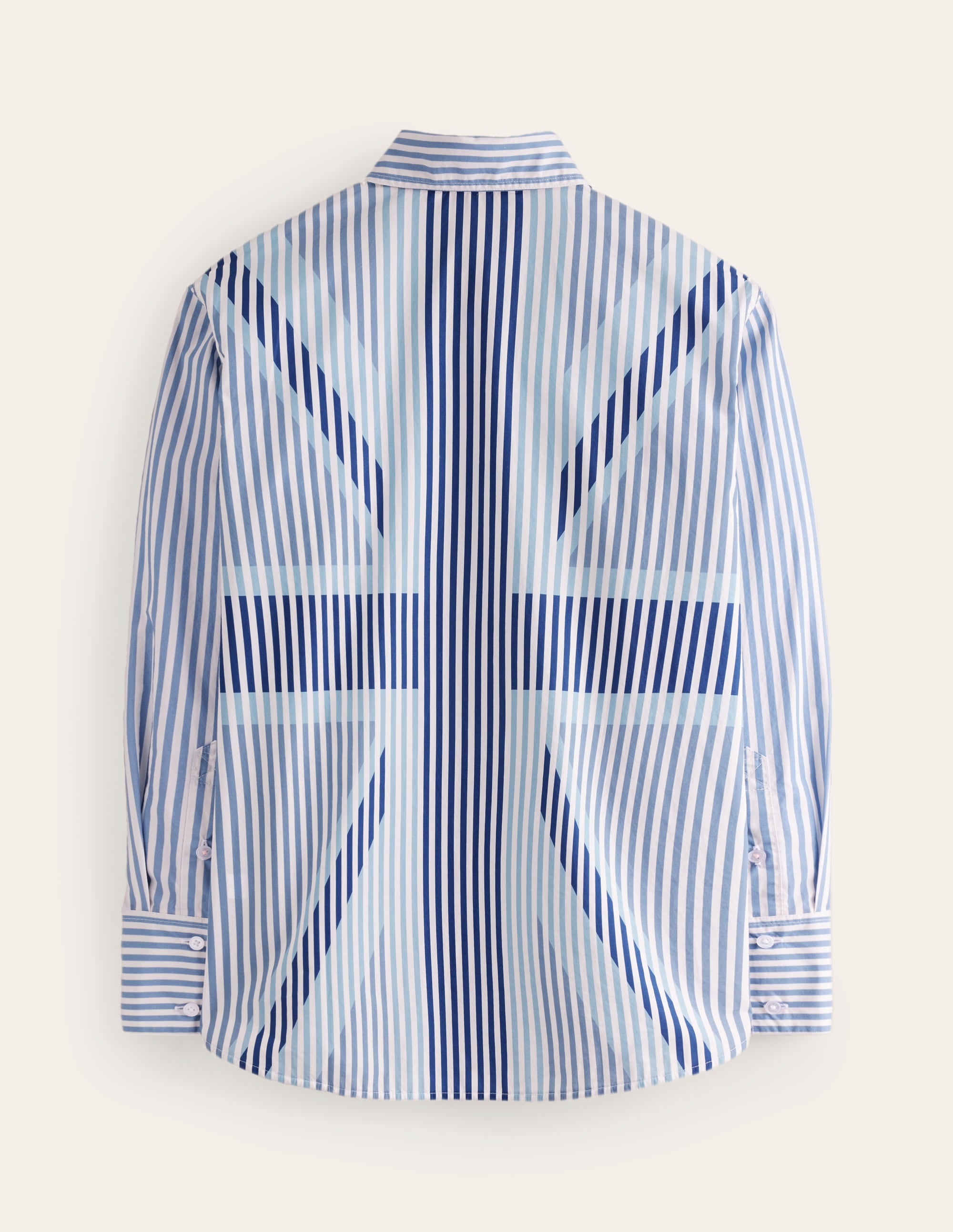  Connie Relaxed Cotton Shirt-Ticking Stripe Union Jack、mySite、ashleygrahame