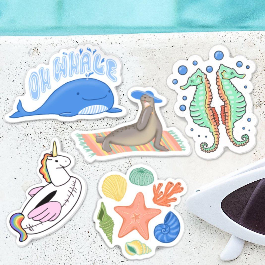  Summer Vibes Sticker 5 Pack、mySite、elrpsem3k