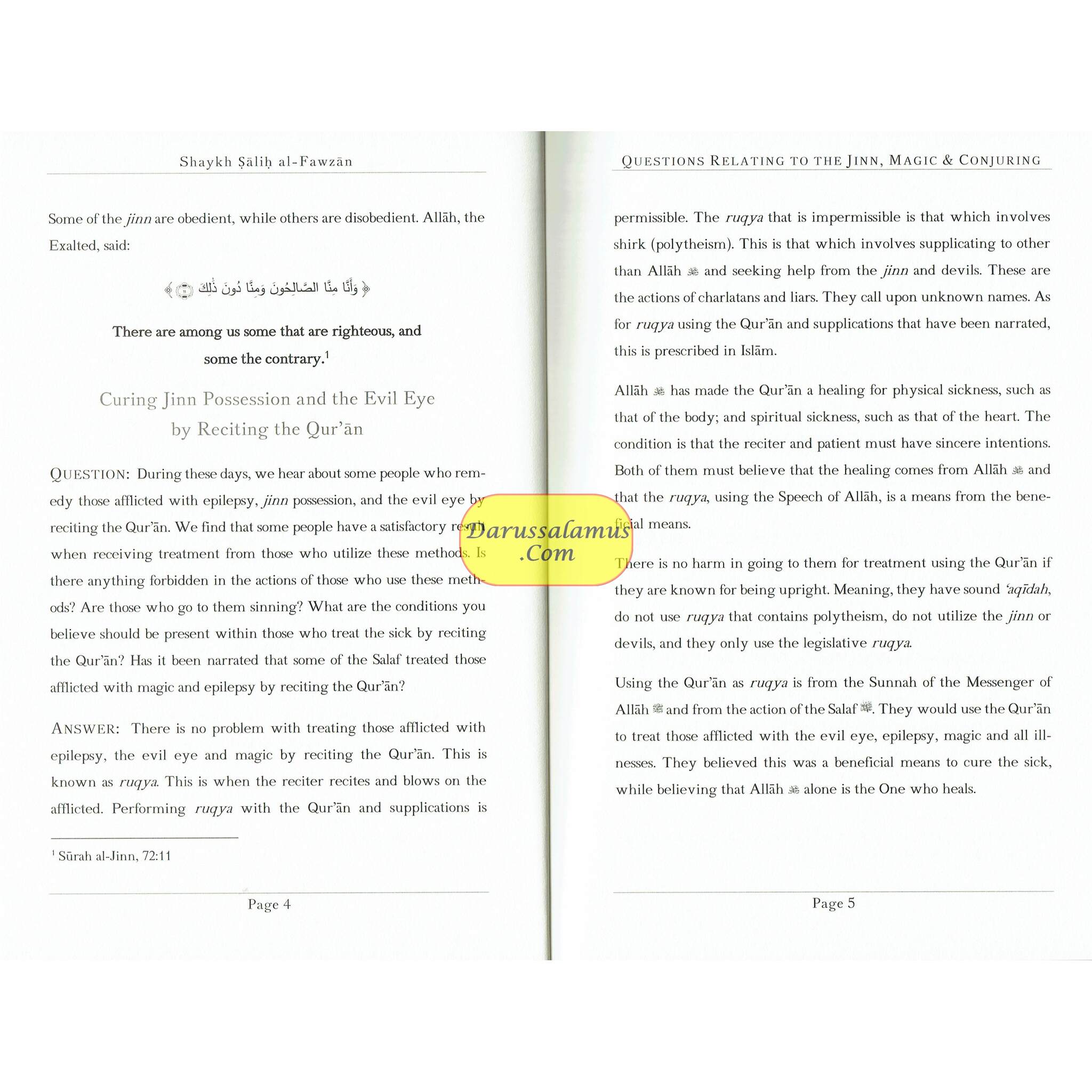 Questions Relating to the Jinn, Magic and Conjuring By Shaykh Salih Al-Fawzan、mySite、topwebapps