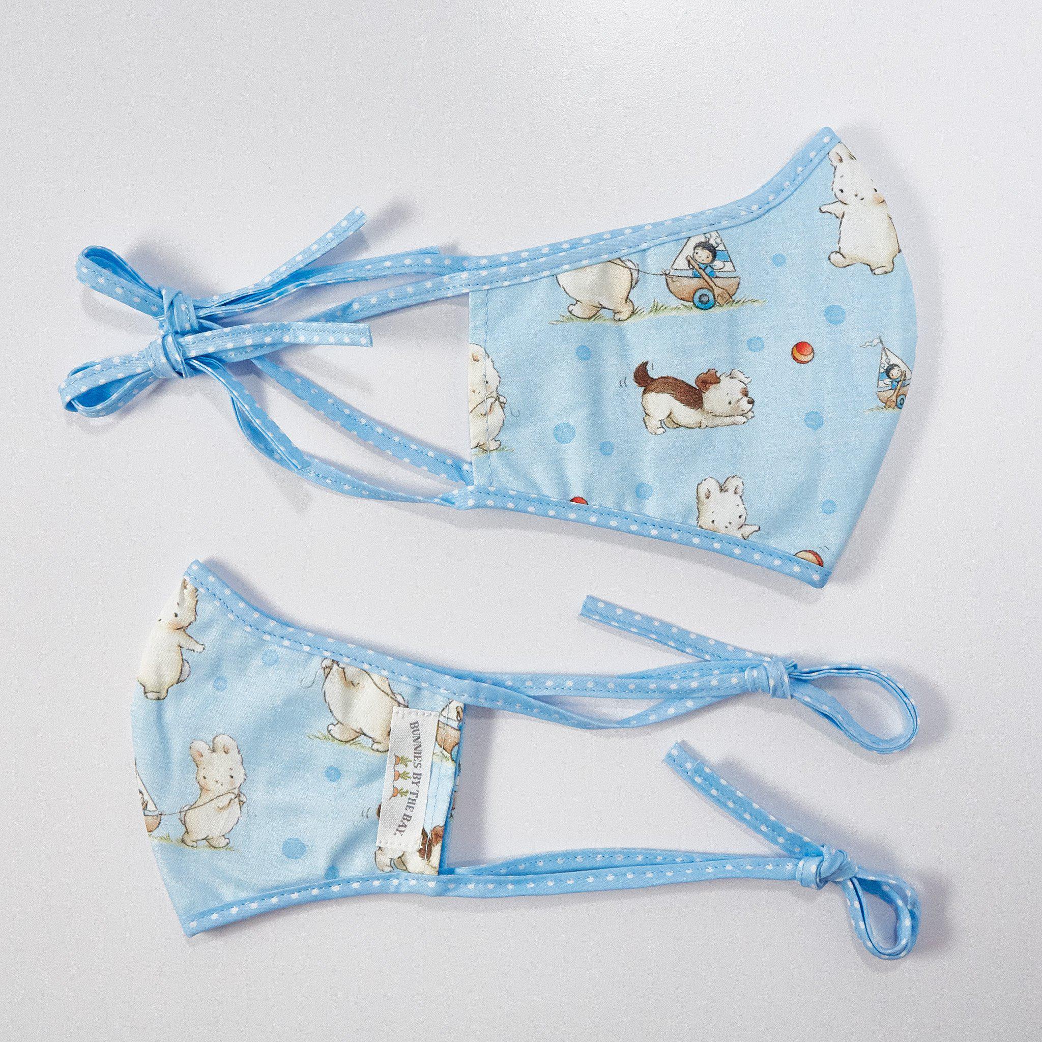 RETIRED - Bud Bunny and Skipit Pup Cloth Face Mask for Adults and Kids、mySite、g9winljtr