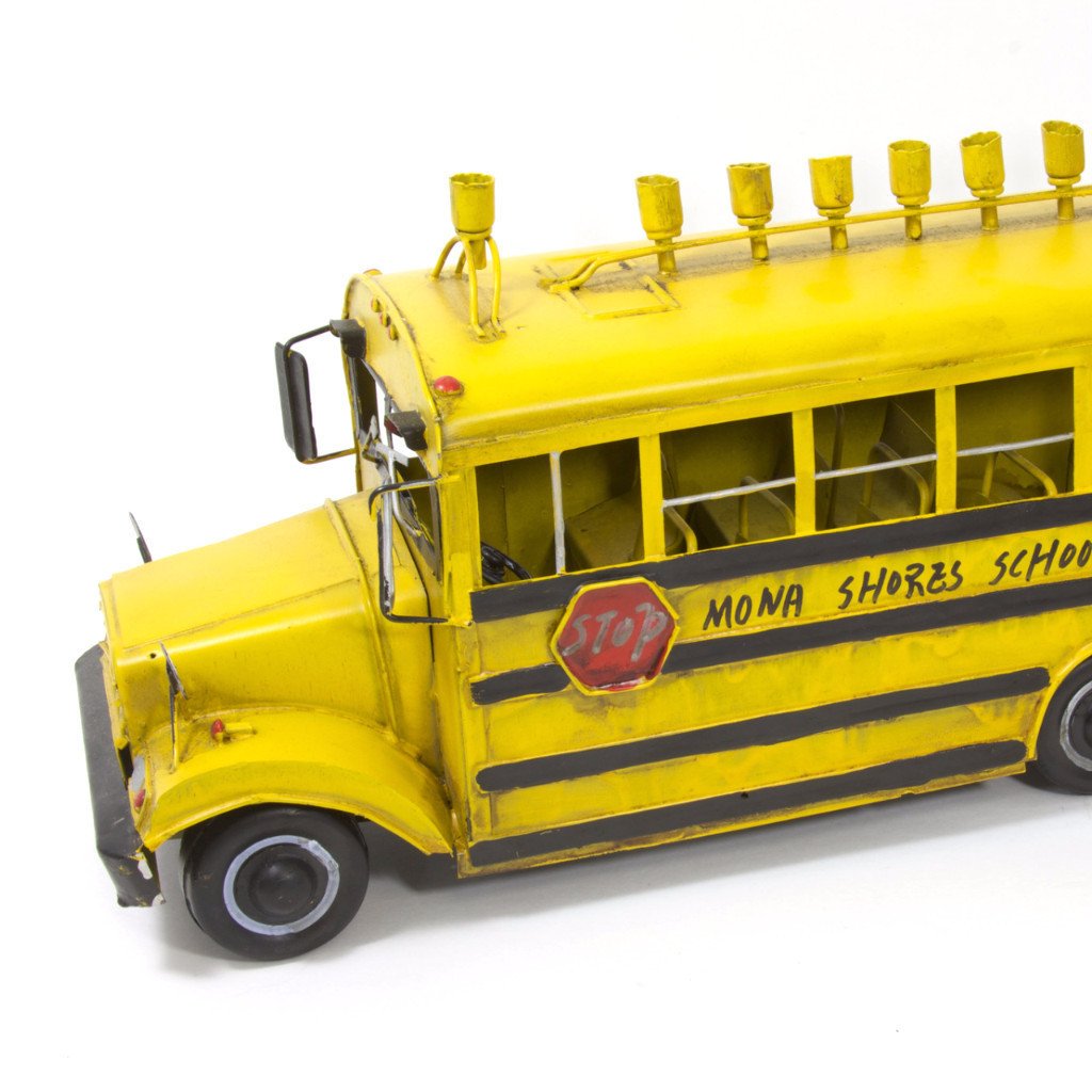 Antique Metal School Bus Menorah、mySite、topwebapps
