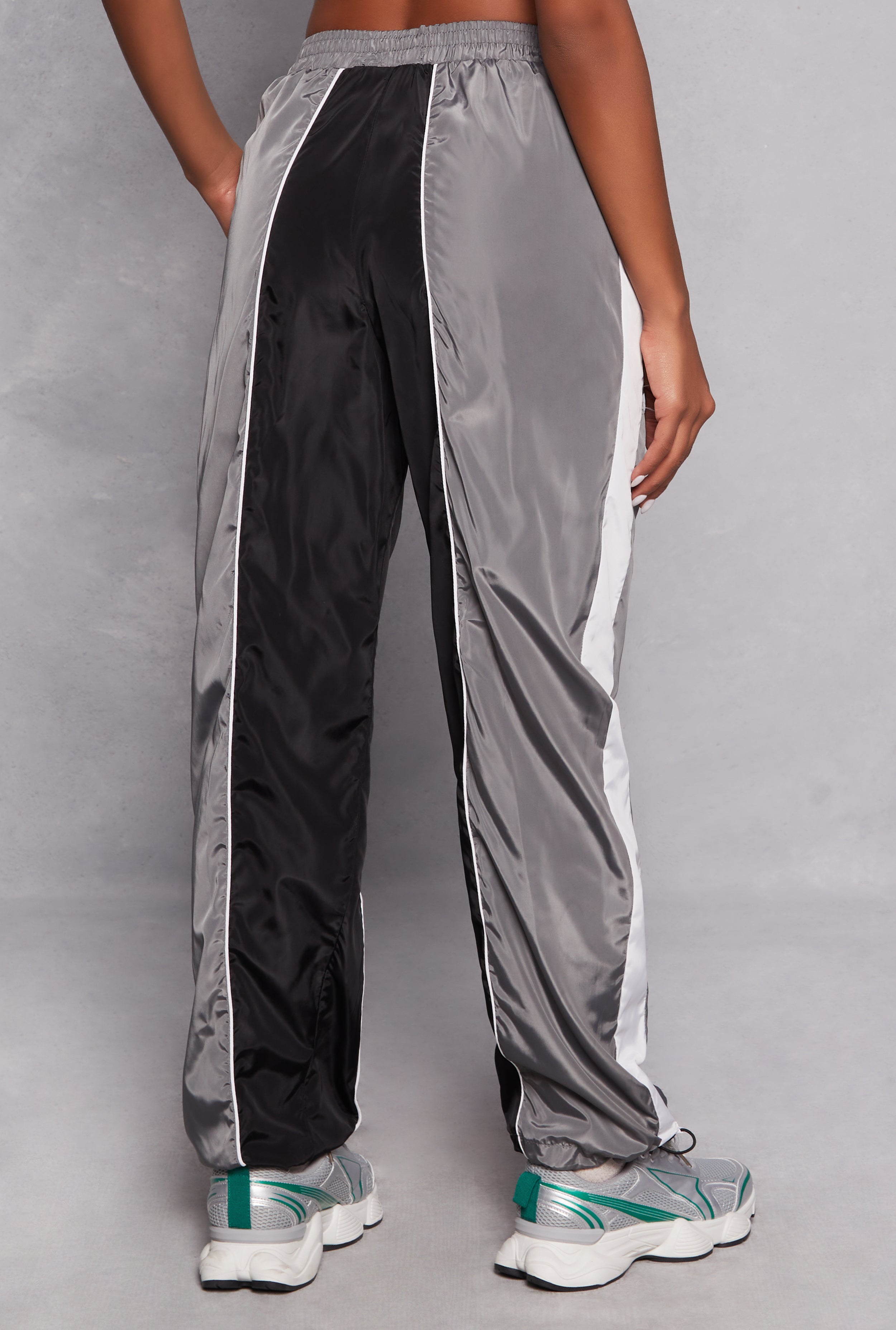 Color Blocked Contrast Stripe Track Pants、mySite、camillekostekn