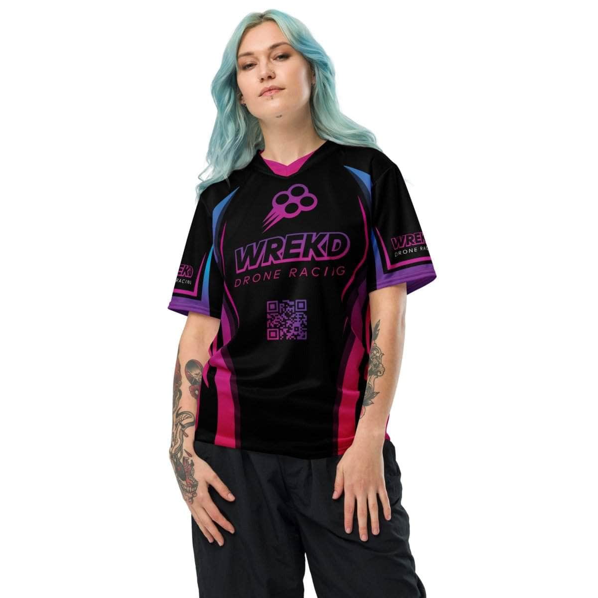  WREKD Drone Racing Community Jersey - Hotness Pink、mySite、merchandisen