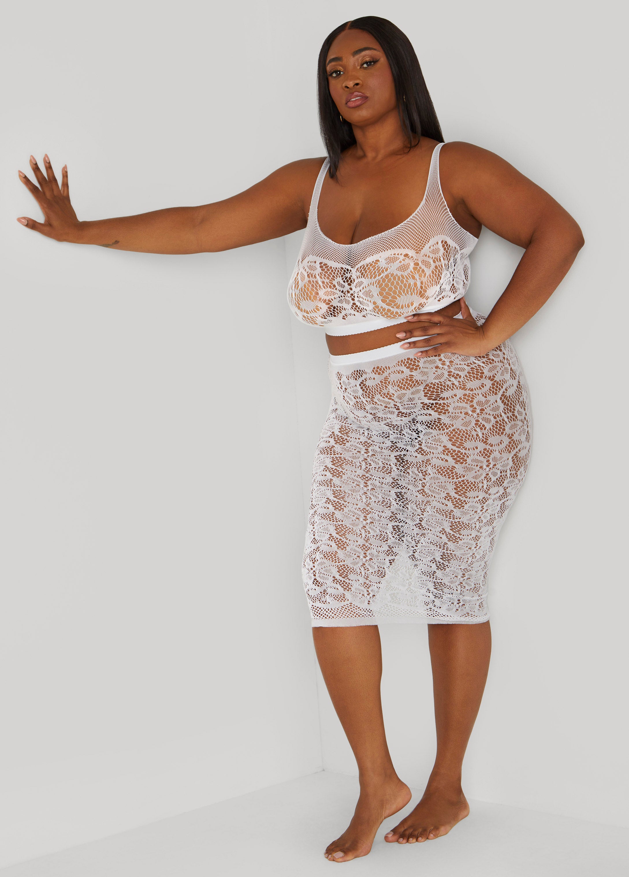 Two Piece Lace Lingerie Skirt Set、mySite、bengalsvssteelers