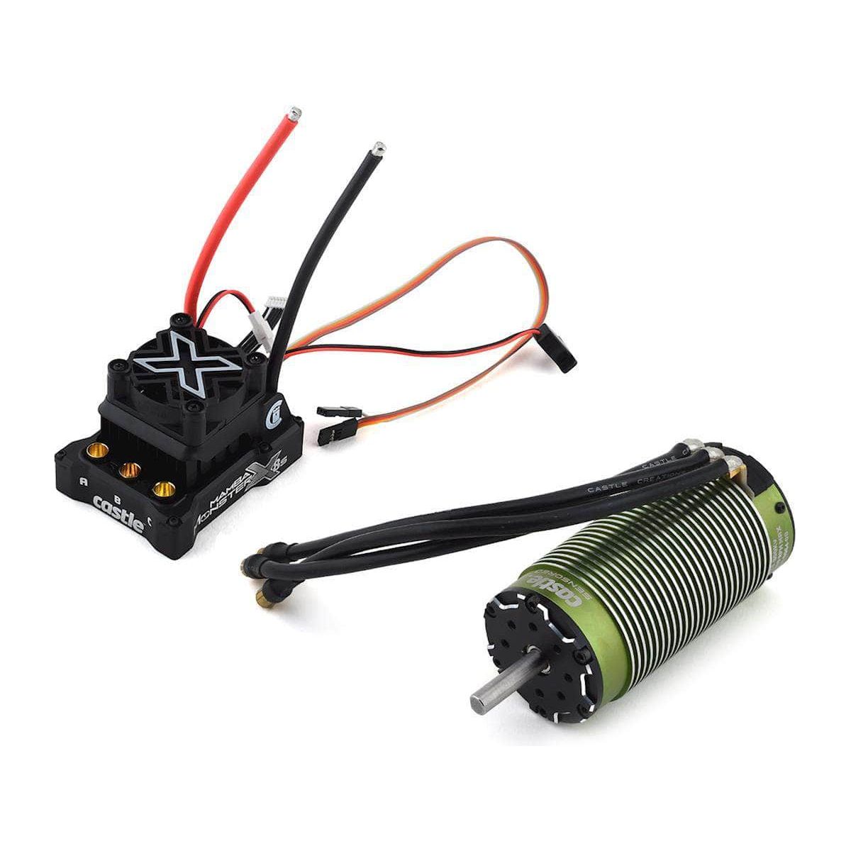  CSE010-0165-01, Castle Creations Mamba Monster X 8S 1/6 ESC/Motor Combo w/2028 Sensored Motor (800kV)、mySite、merchandisen