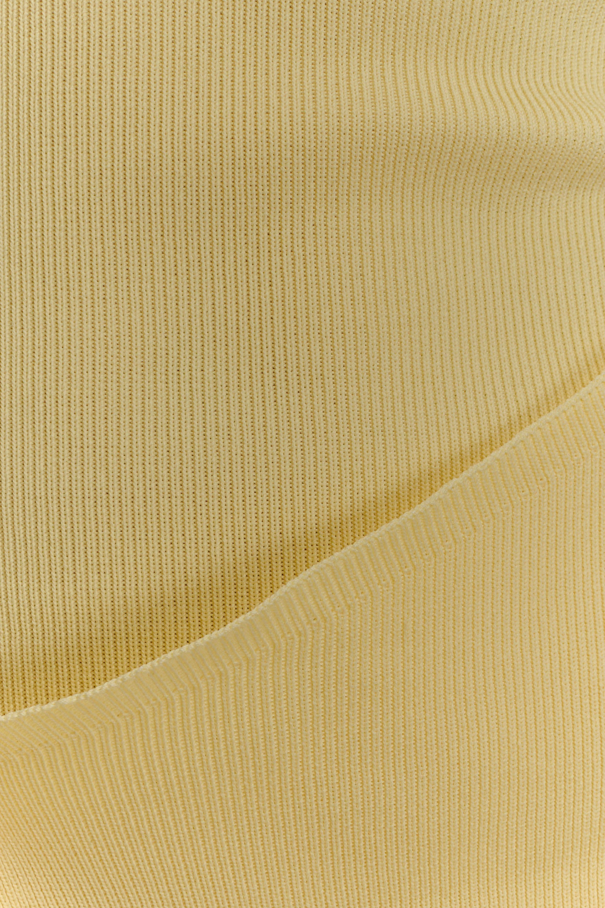 Rian Strapless Knit Mini Dress - Lemon、mySite、solidvoid