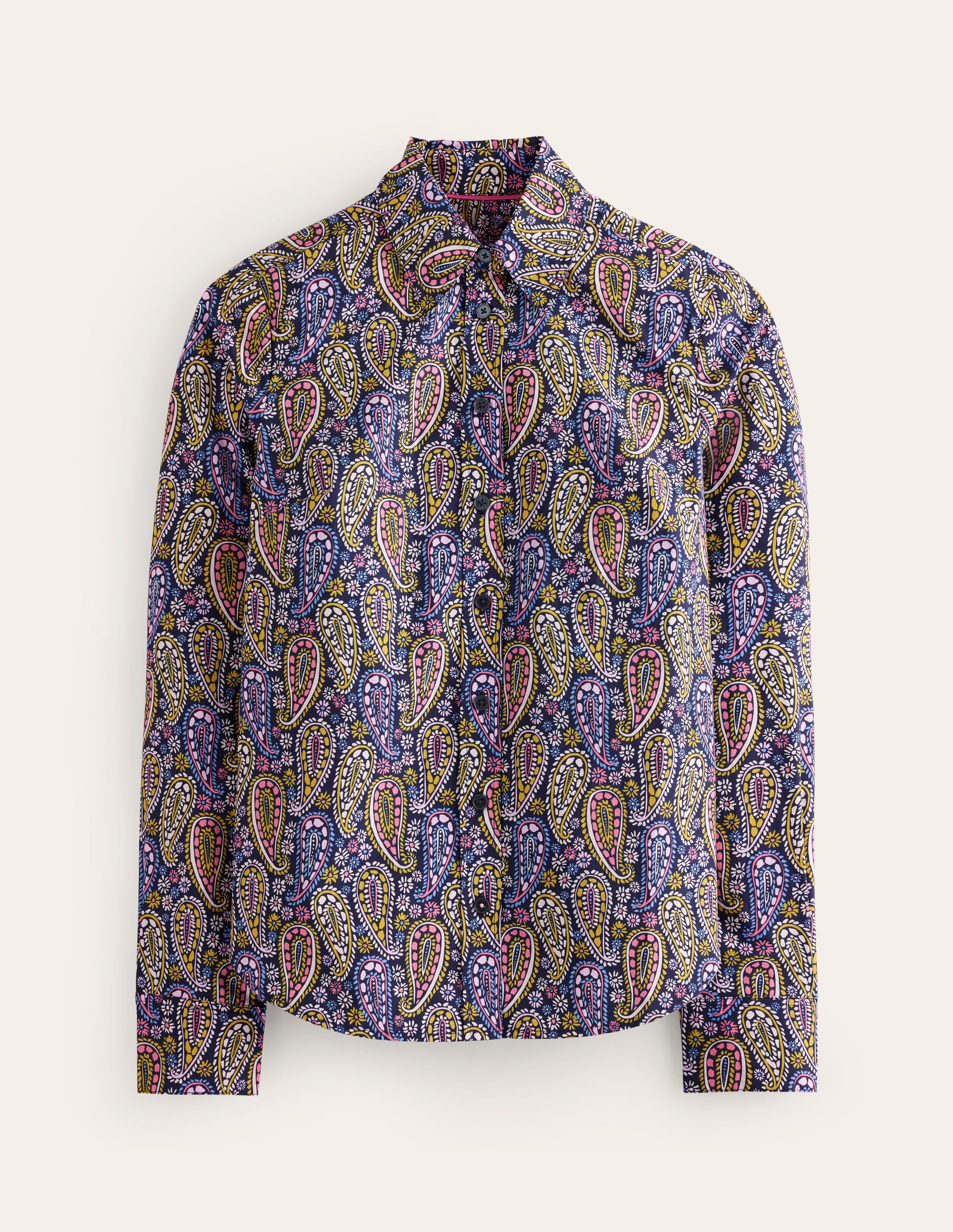  Sienna Cotton Shirt-Dawn Blue, Illustrated Paisley、mySite、ashleygrahame