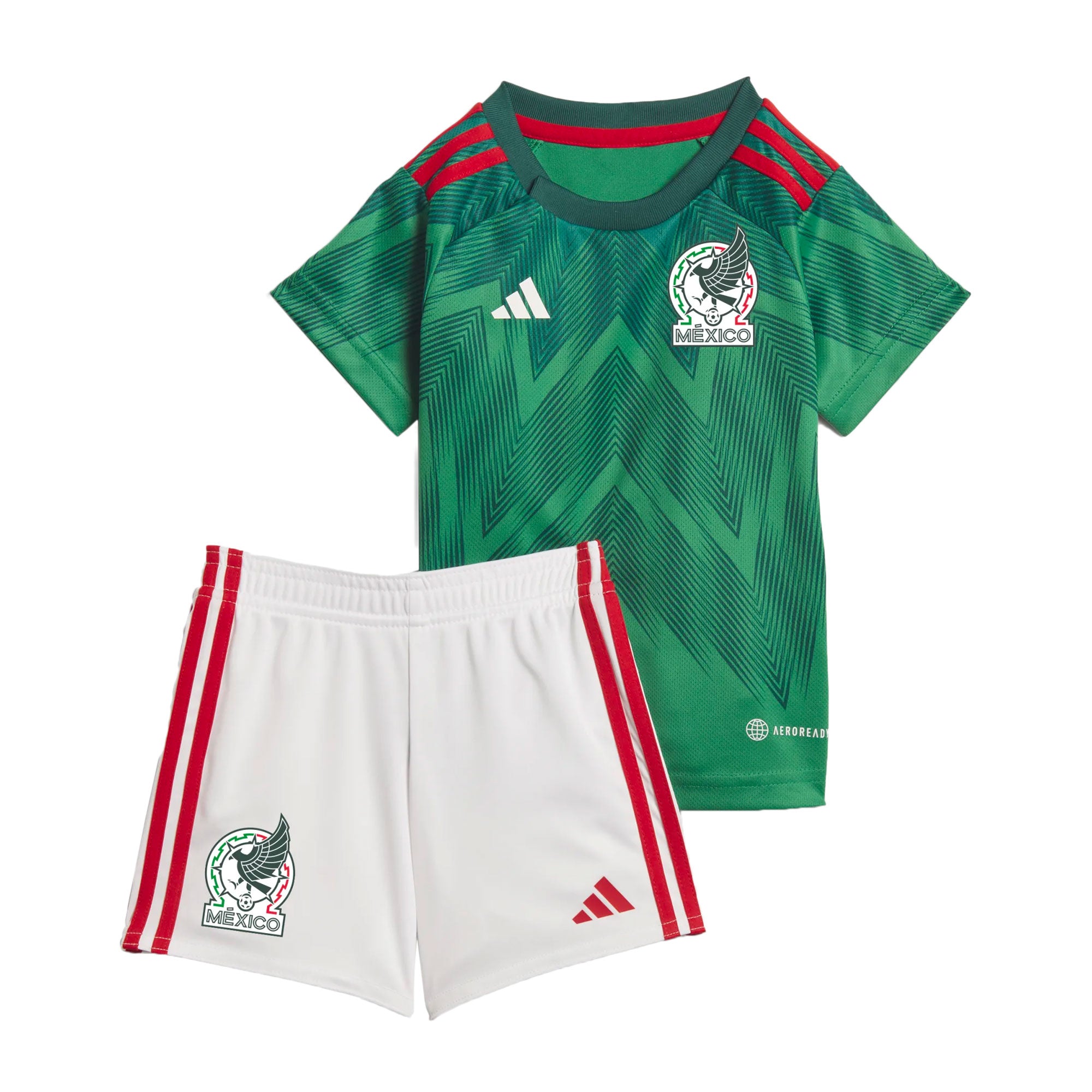 adidas Mexico 2022/23 Home Baby Kit Vivid Green/ Collegiate Green、mySite、bottomscart