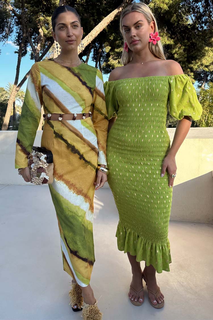 Green Ombre Alba Dress、mySite、solidvoid