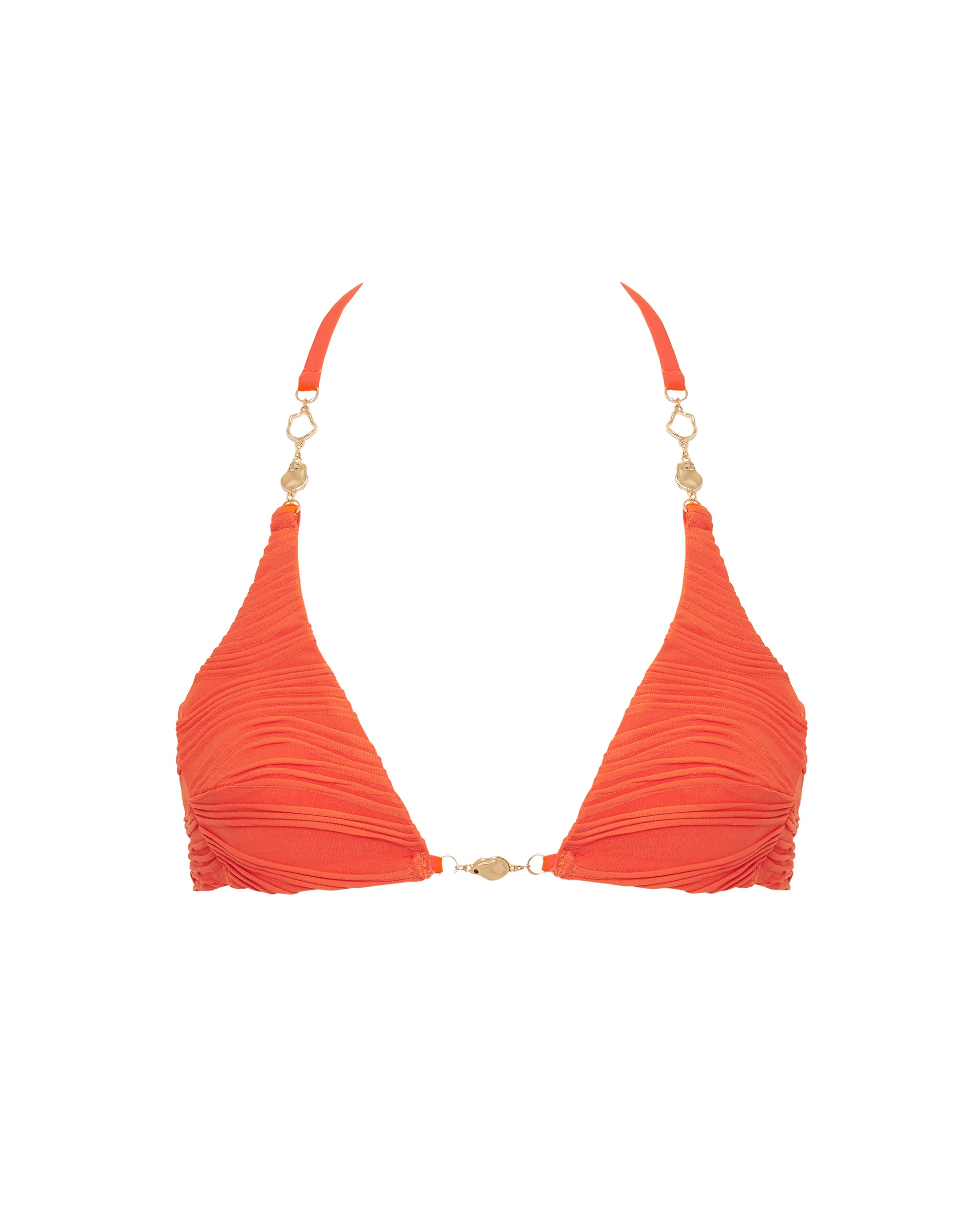 Orta Triangle Bikini Top Hot Coral、mySite、bengalsvssteelers