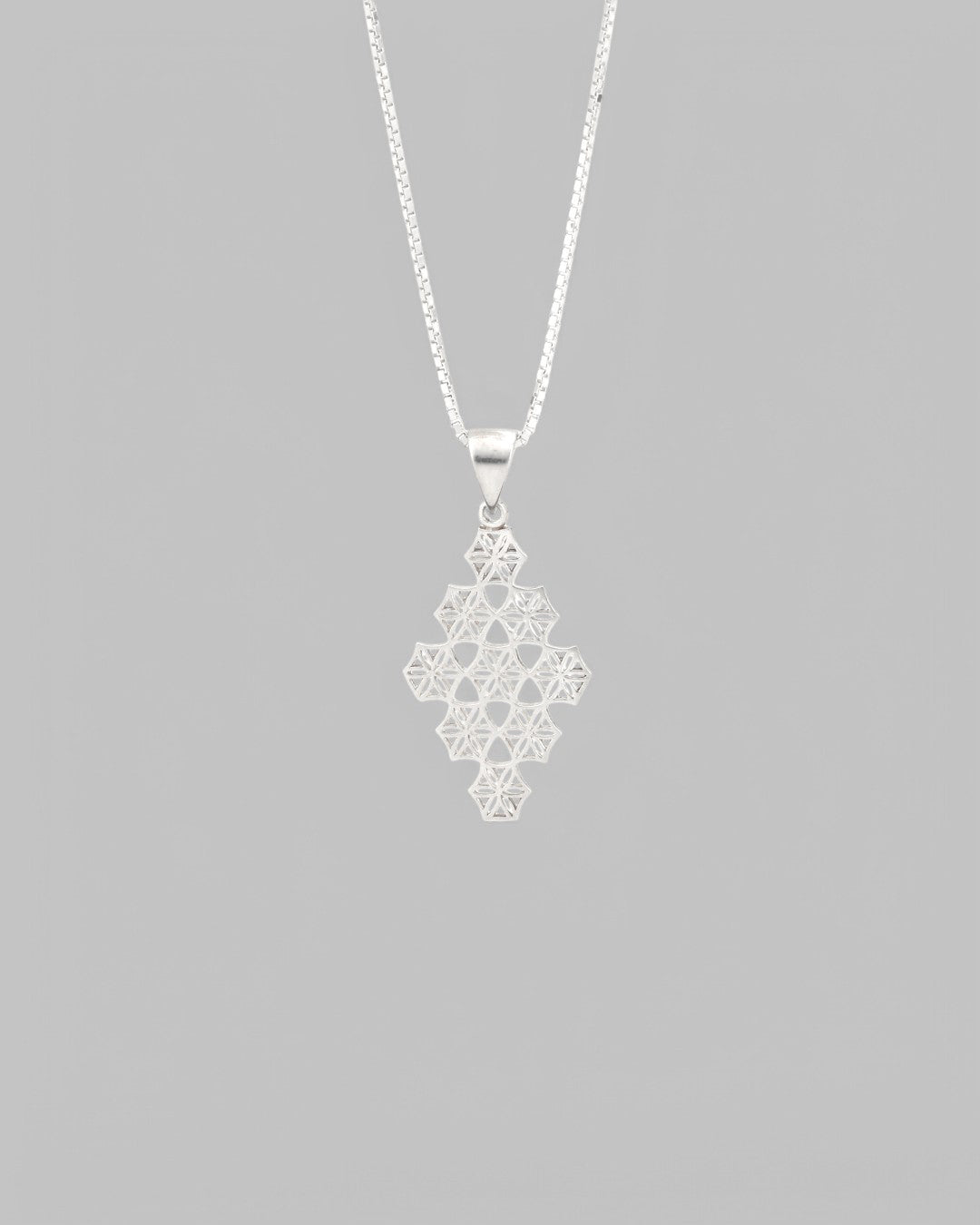 Dainty Flower of Life Sterling Silver Grid Necklace、mySite、topwebapps