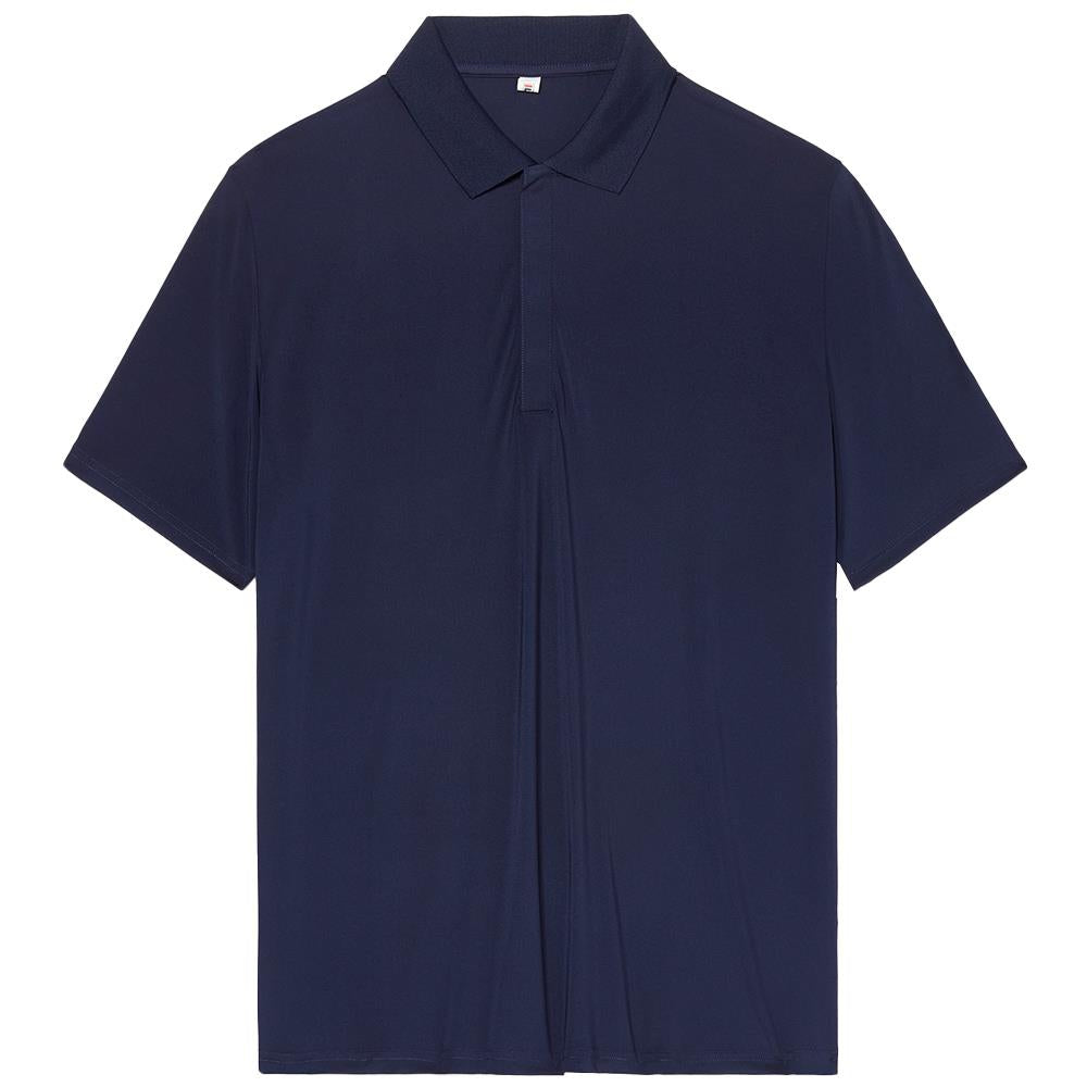 Fila Men's Essentials Tennis Polo - Navy、mySite、neckold